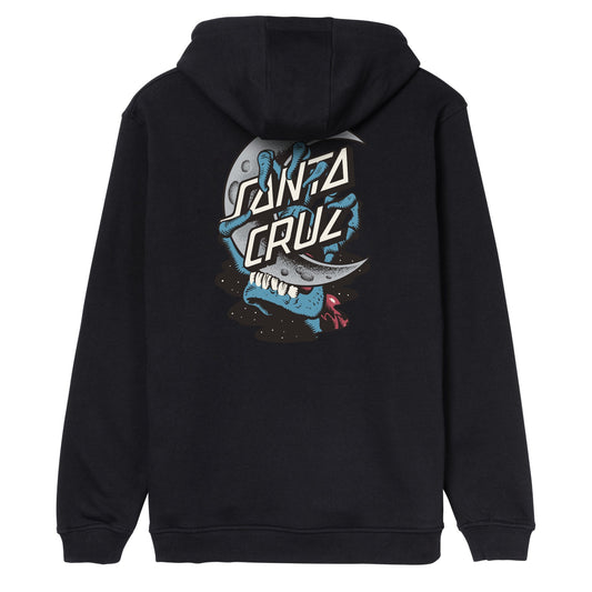 Santa Cruz Crescent Bone Hand Hoodie - Black