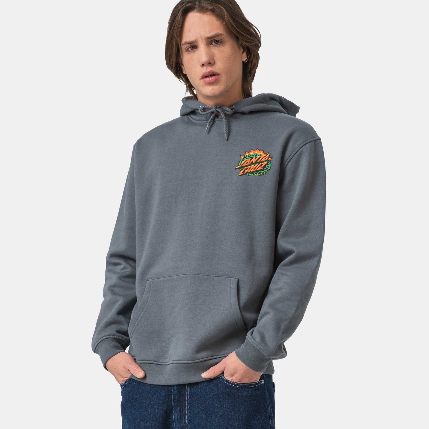 Santa Cruz Kendall End Of The Dot Hoodie Storm Grey