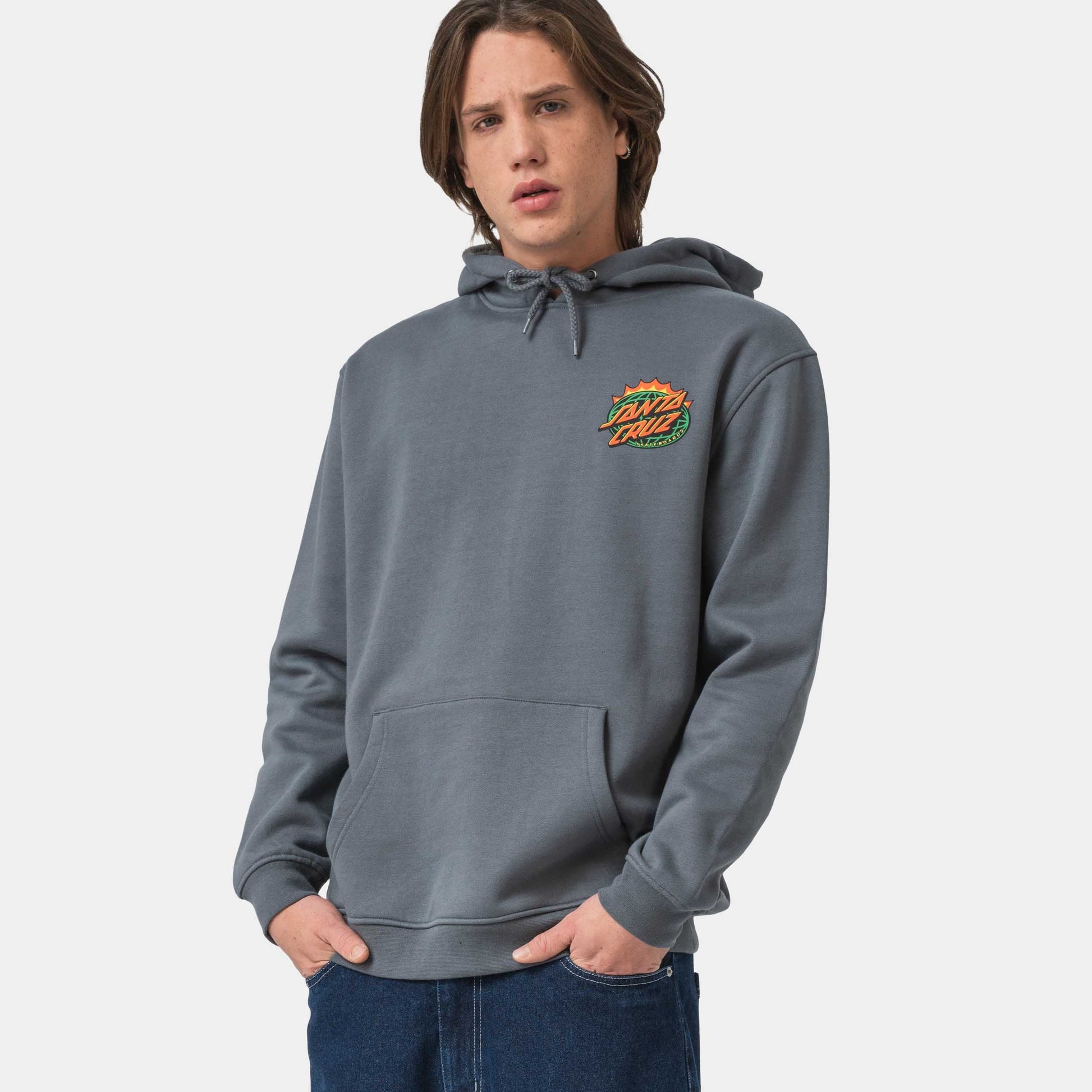Santa Cruz Kendall End Of The Dot Hoodie Storm Grey