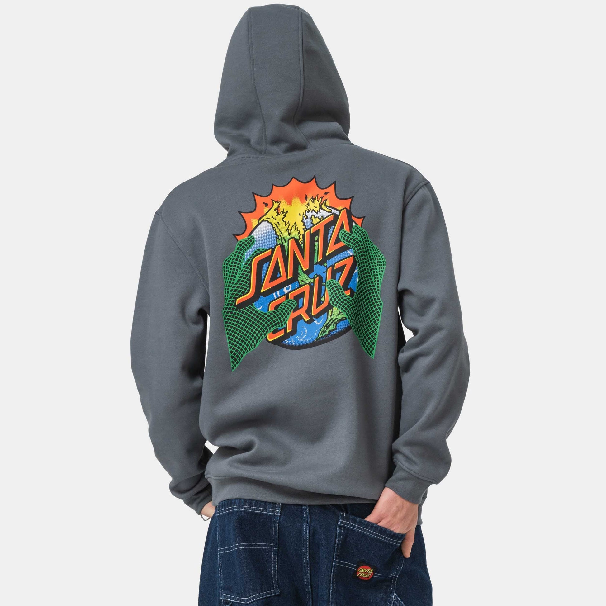 Santa Cruz Kendall End Of The Dot Hoodie Storm Grey