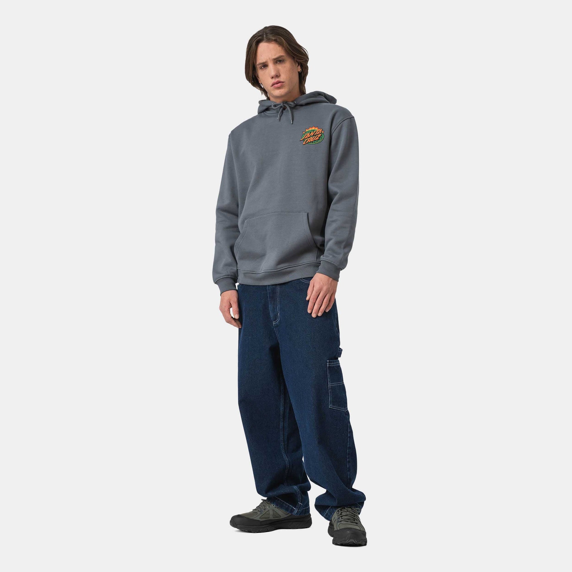 Santa Cruz Kendall End Of The Dot Hoodie Storm Grey