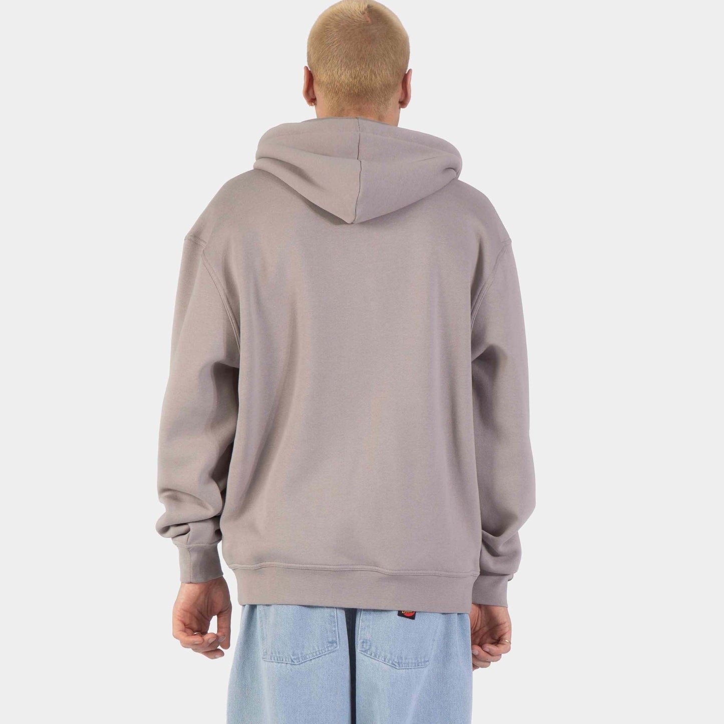 Santa Cruz | Classic Strip Fade Zip Hoodie Warm Grey