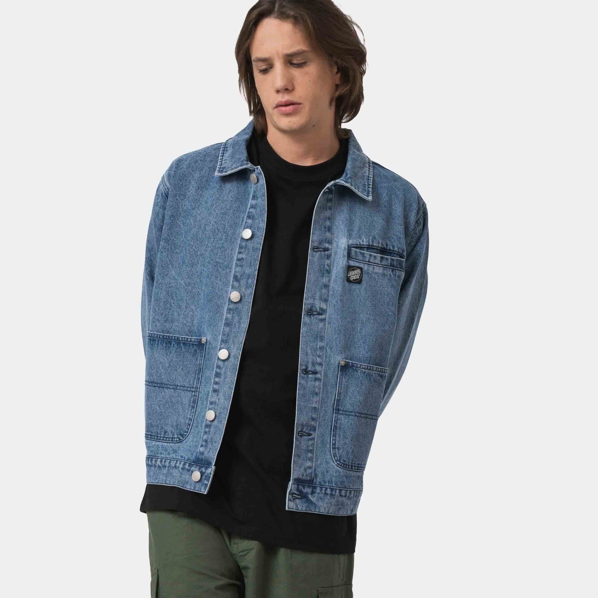 Santa Cruz Railroad Jacket Mid Blue