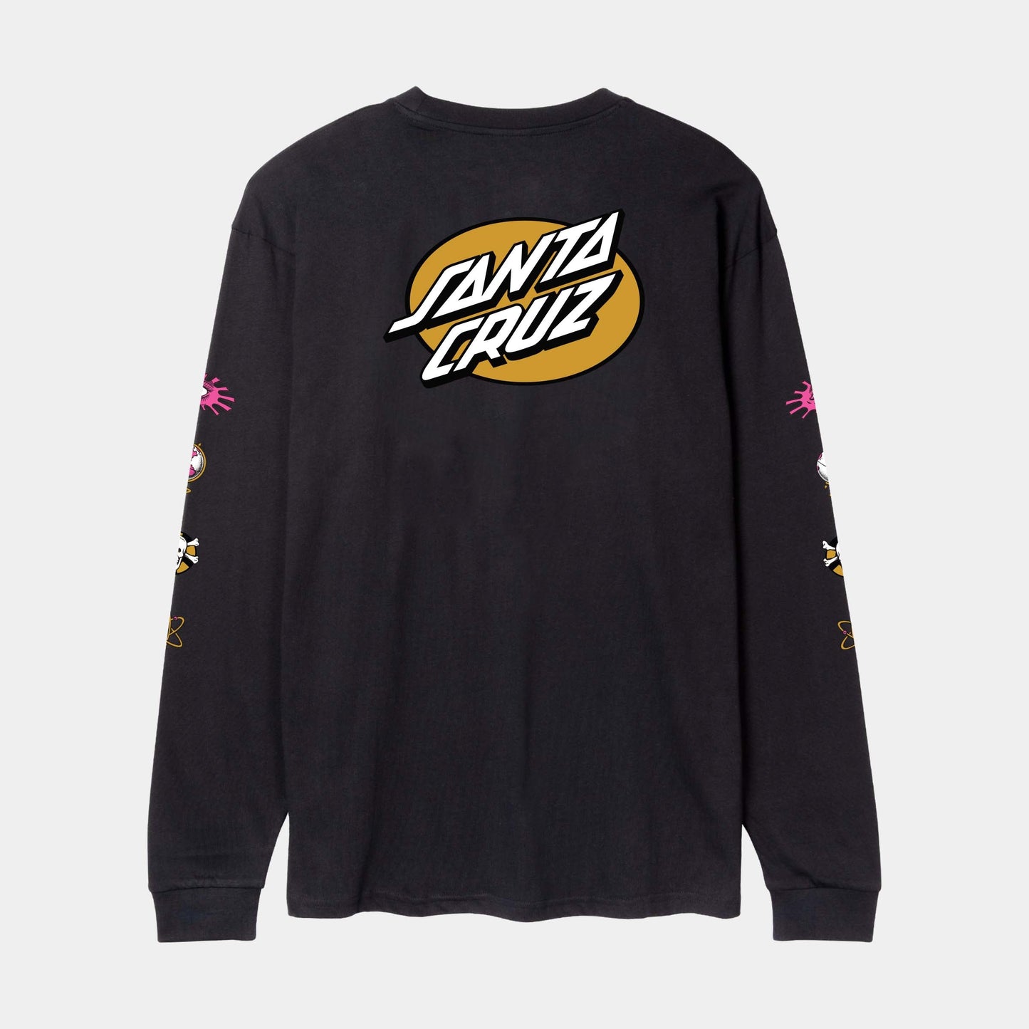 Santa Cruz | Knibbs Cryptic Long Sleeve T Shirt Black