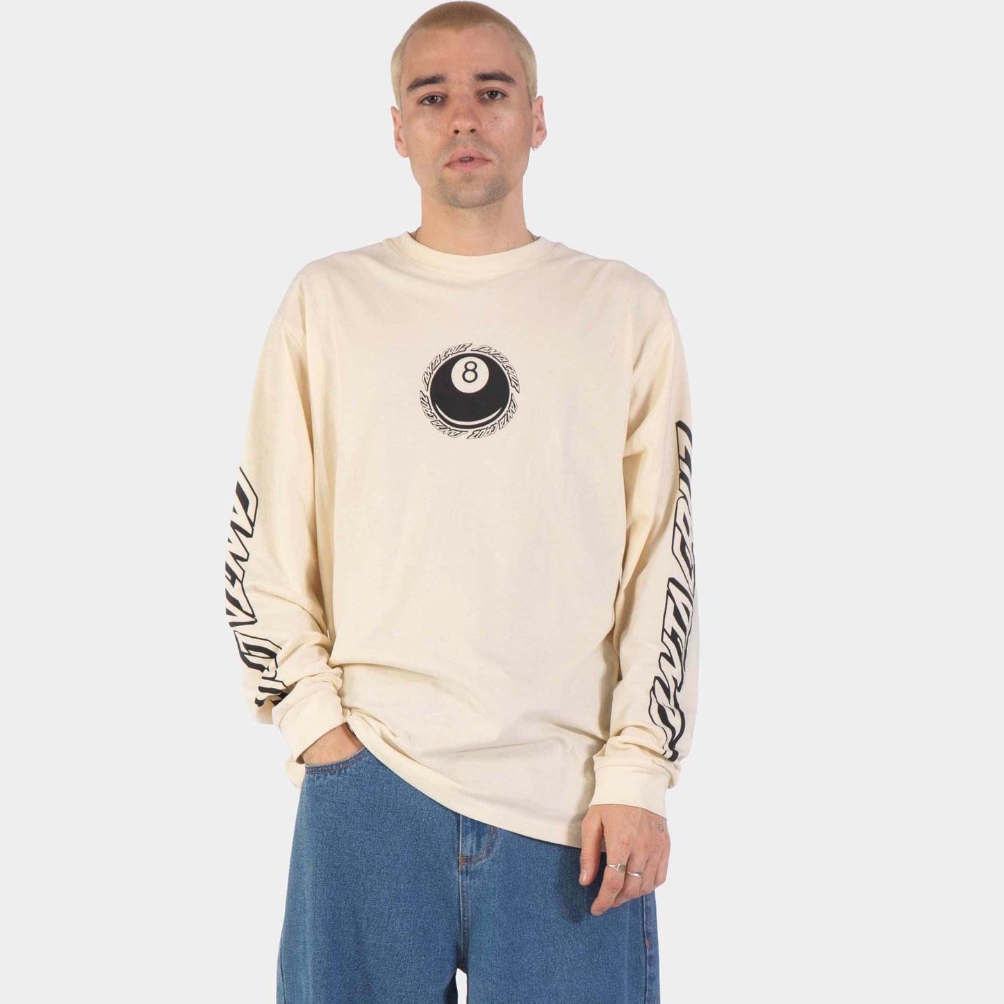 Santa Cruz | Winkowski Hachi Ball Long Sleeve T Shirt Wax Paper