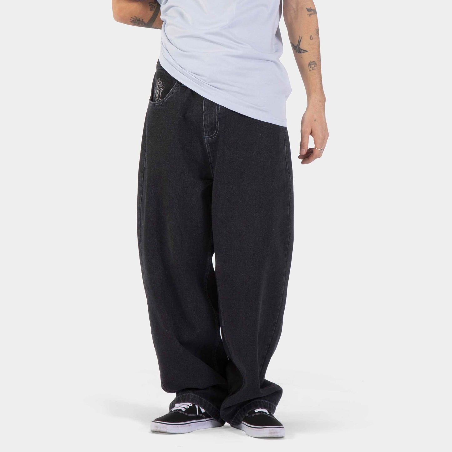 Santa Cruz | Big Straight Leg Pant Black Wash