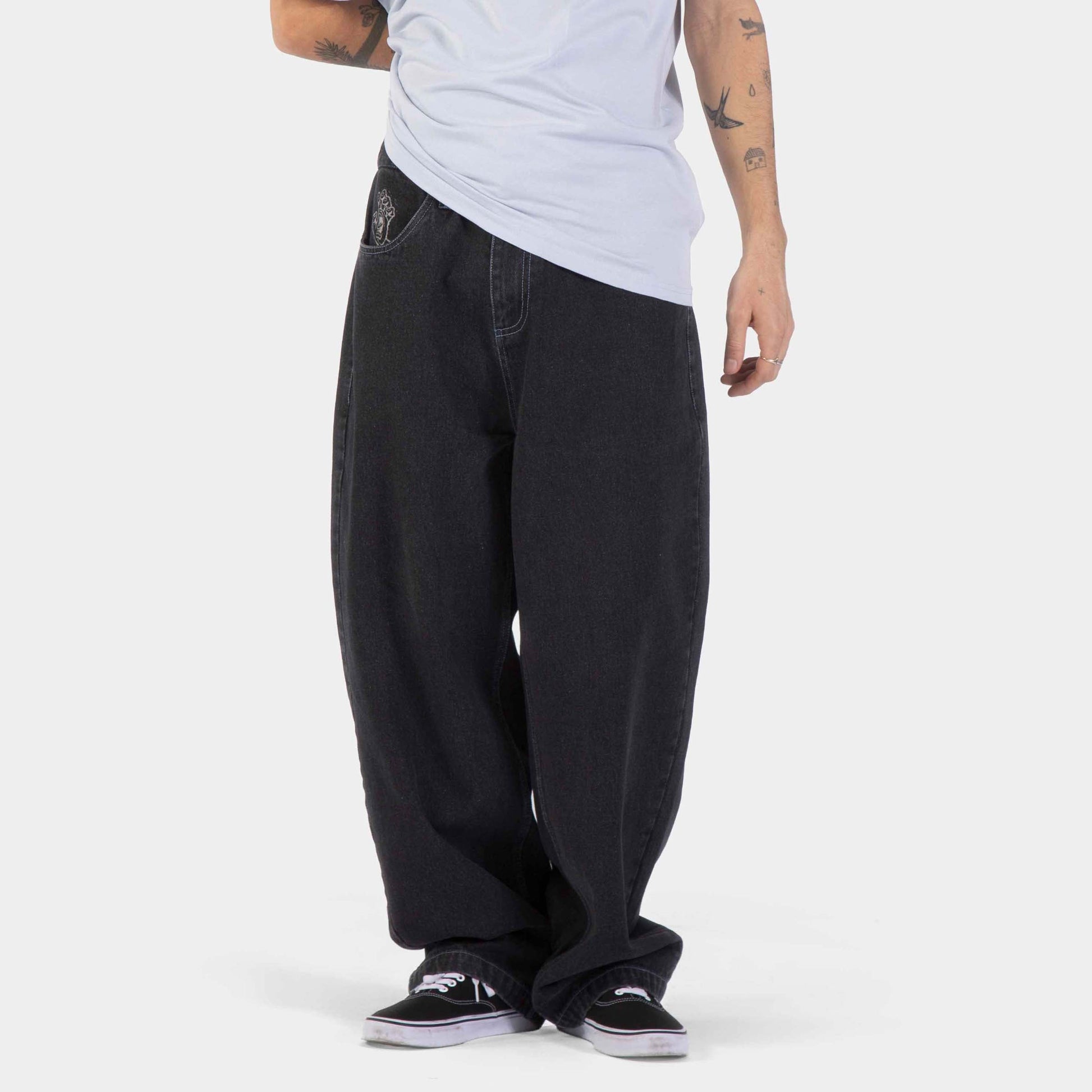 Santa Cruz | Big Straight Leg Pant Black Wash