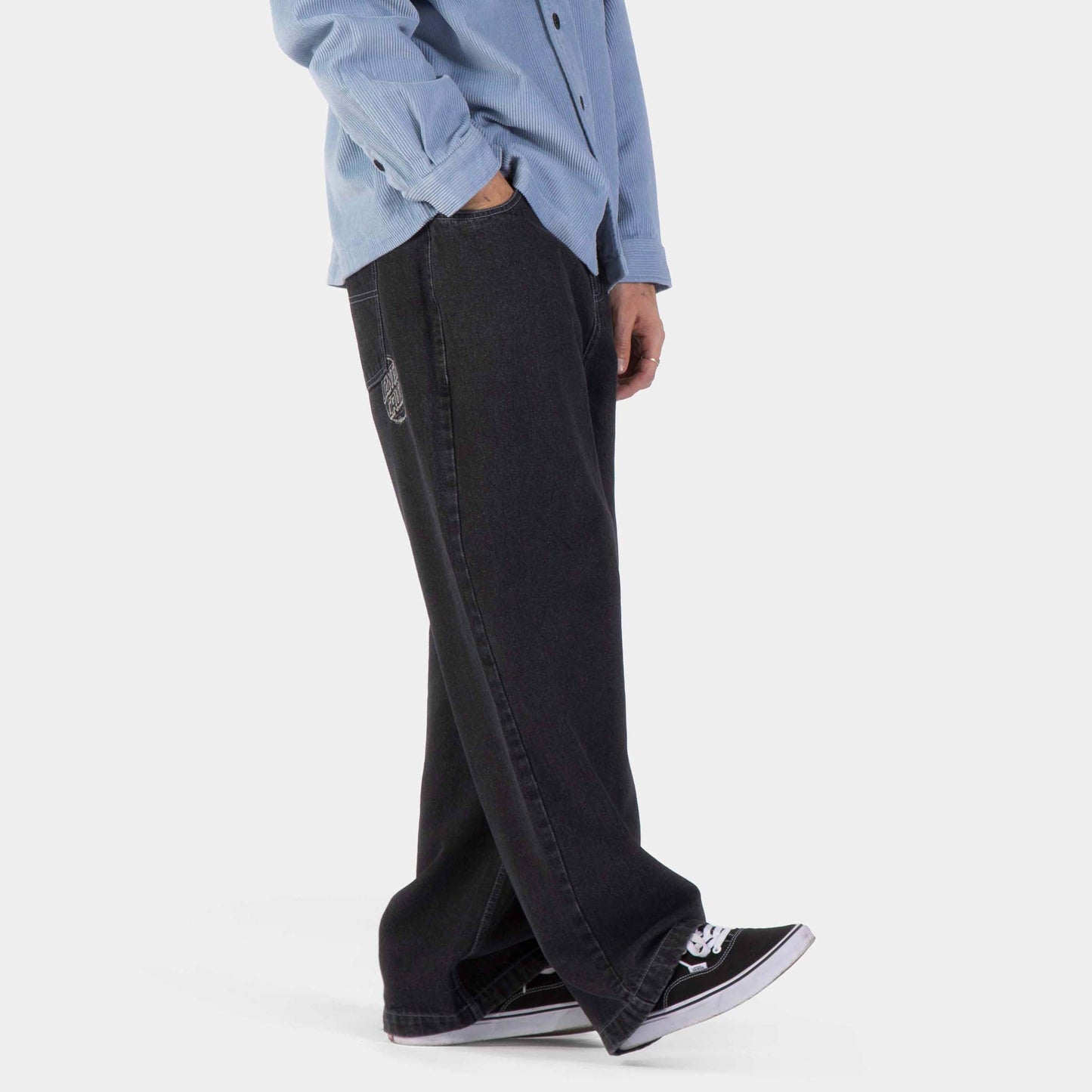 Santa Cruz | Big Straight Leg Pant Black Wash