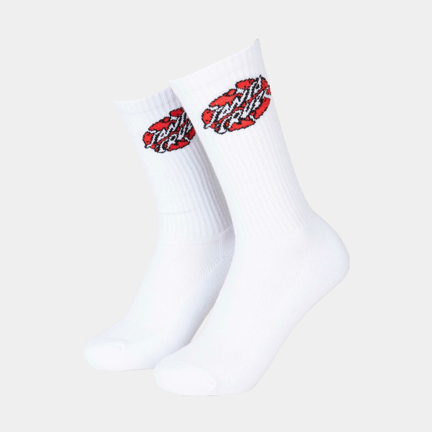 Santa Cruz | Broken Dot Sock White