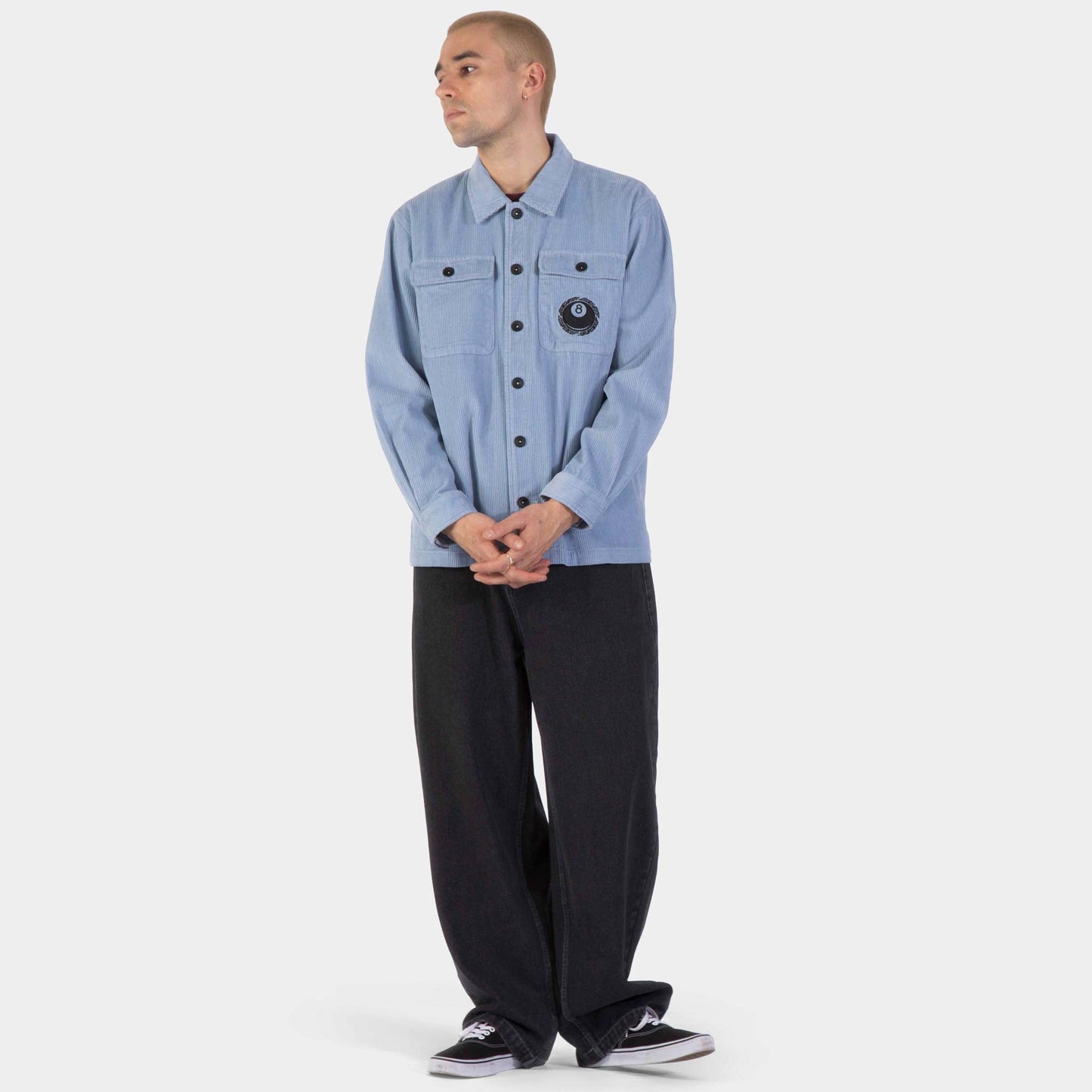 Santa Cruz | Winkowski Hachi Ball Long Sleeve Shirt Ice Blue