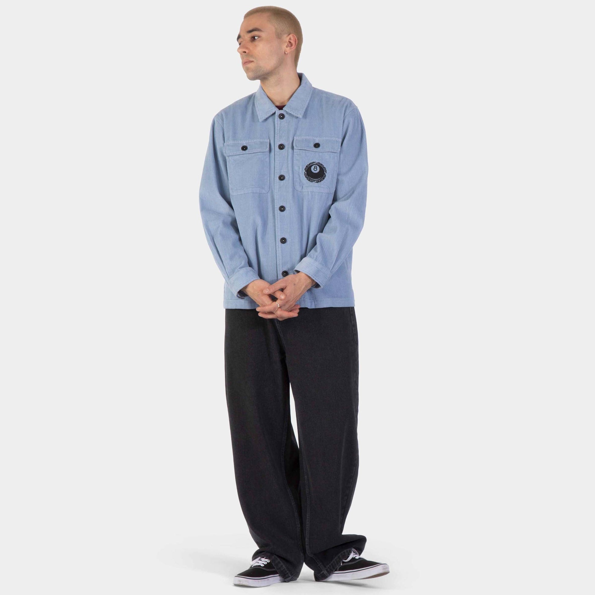 Santa Cruz | Winkowski Hachi Ball Long Sleeve Shirt Ice Blue