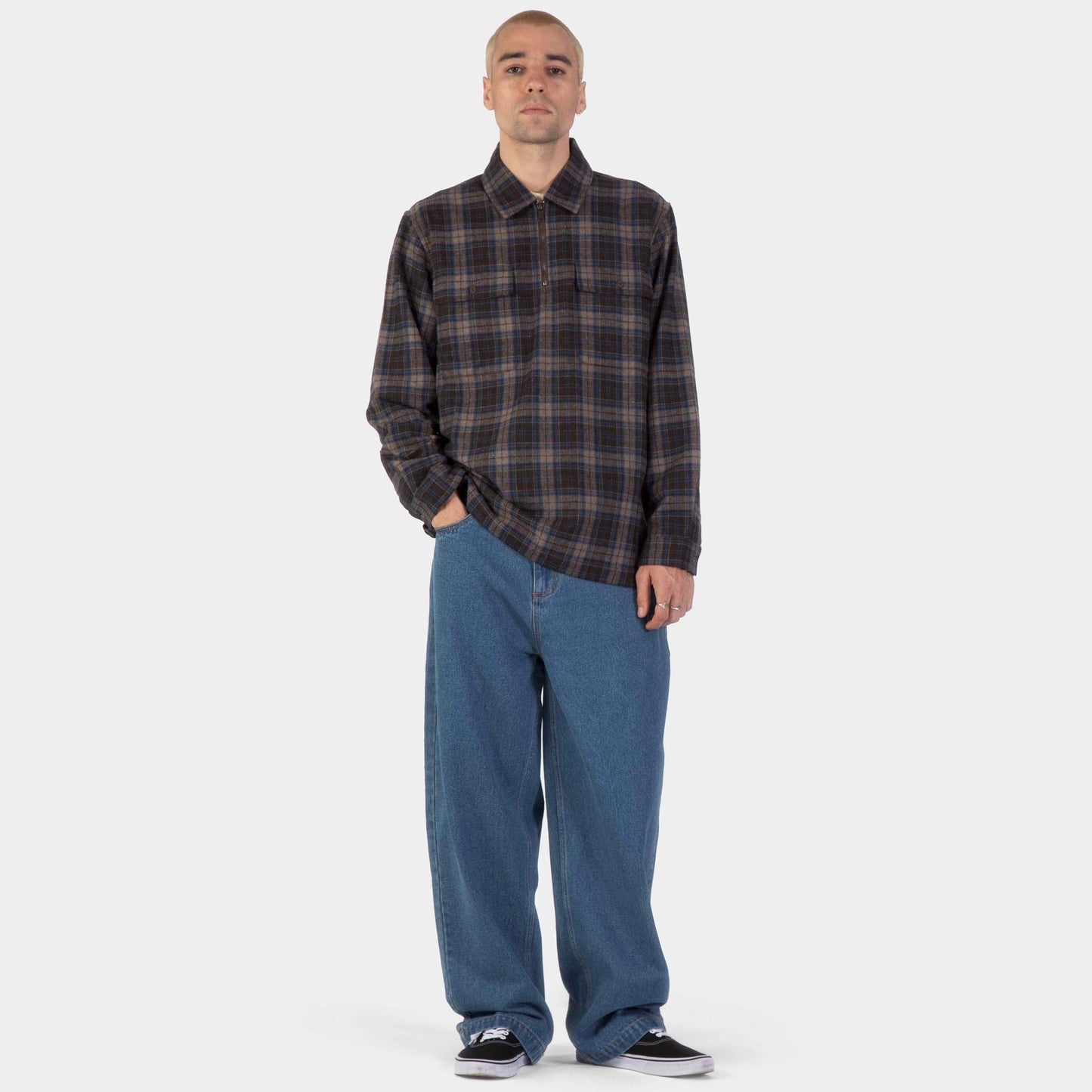 Santa Cruz | Freddie Shirt Brown Check