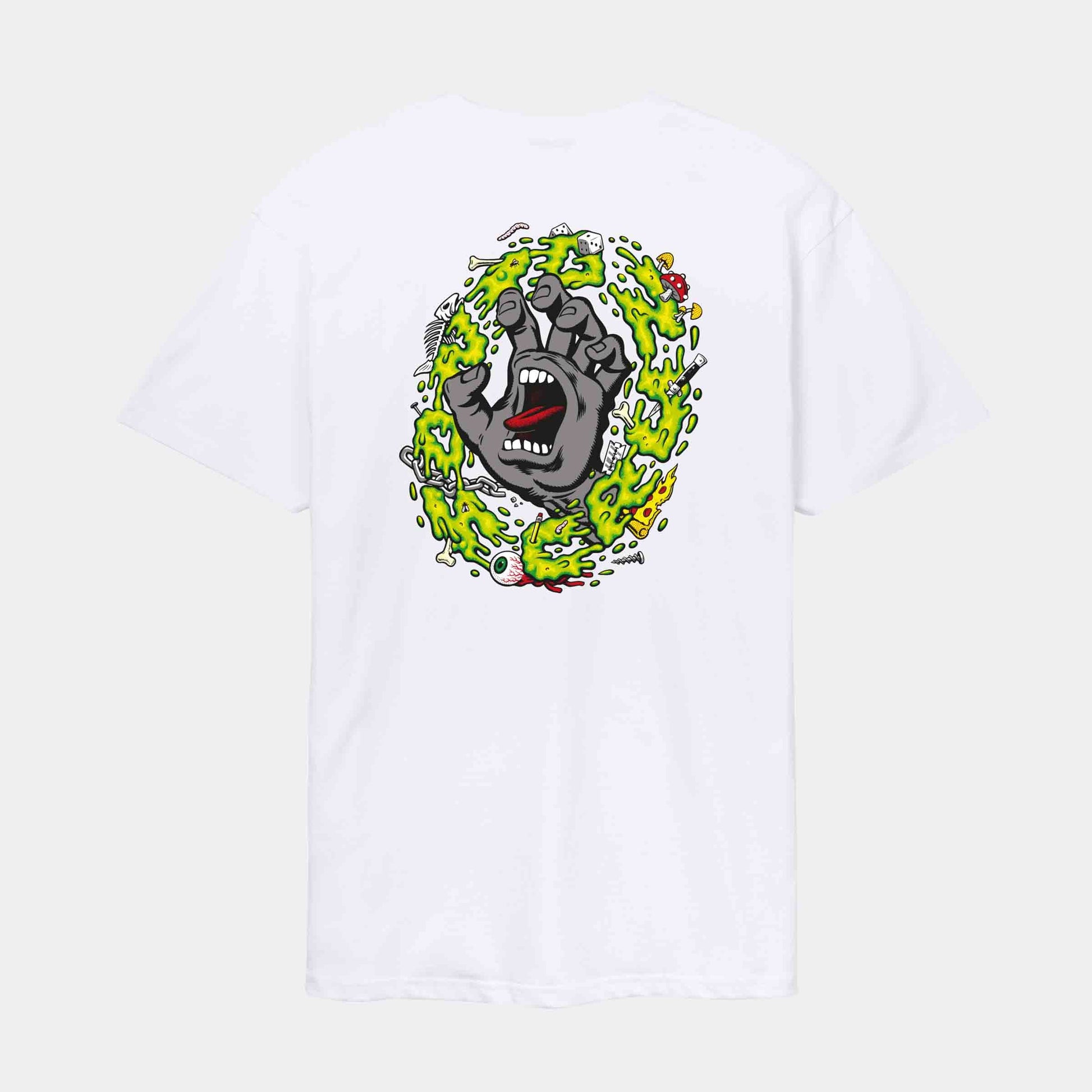 Santa Cruz Slime Scream T-Shirt White