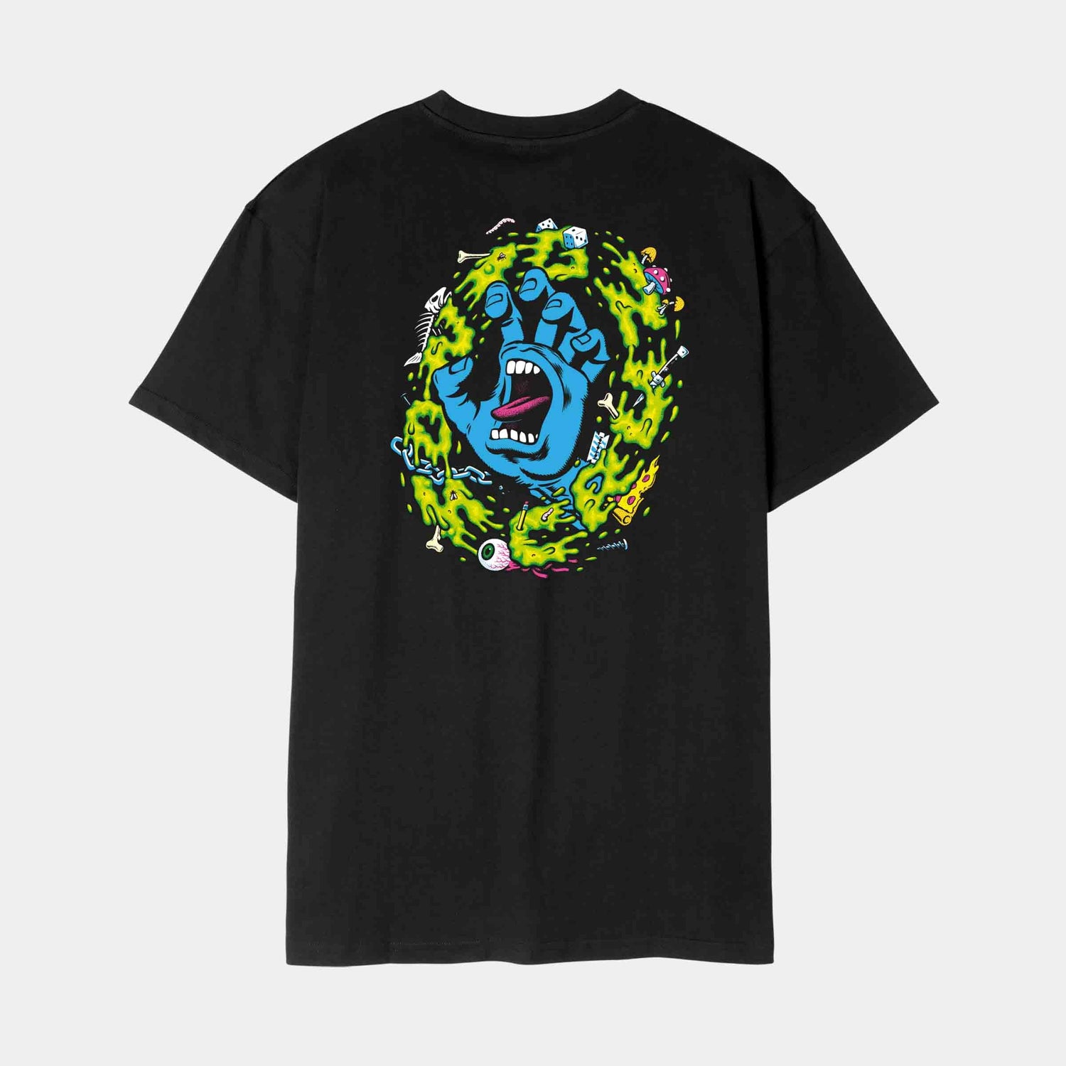 Santa Cruz Slime Scream T-Shirt Black