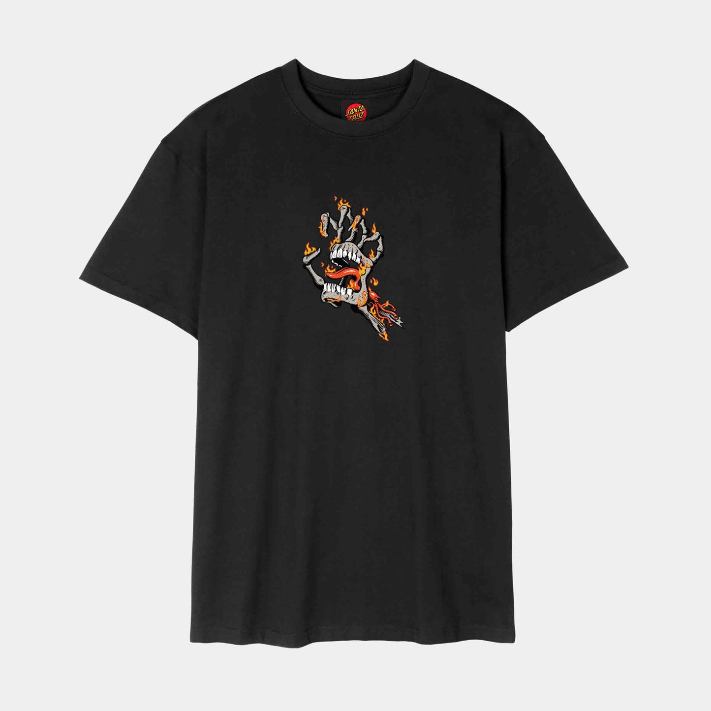 Santa Cruz Burnt Bone Hand T-Shirt Black