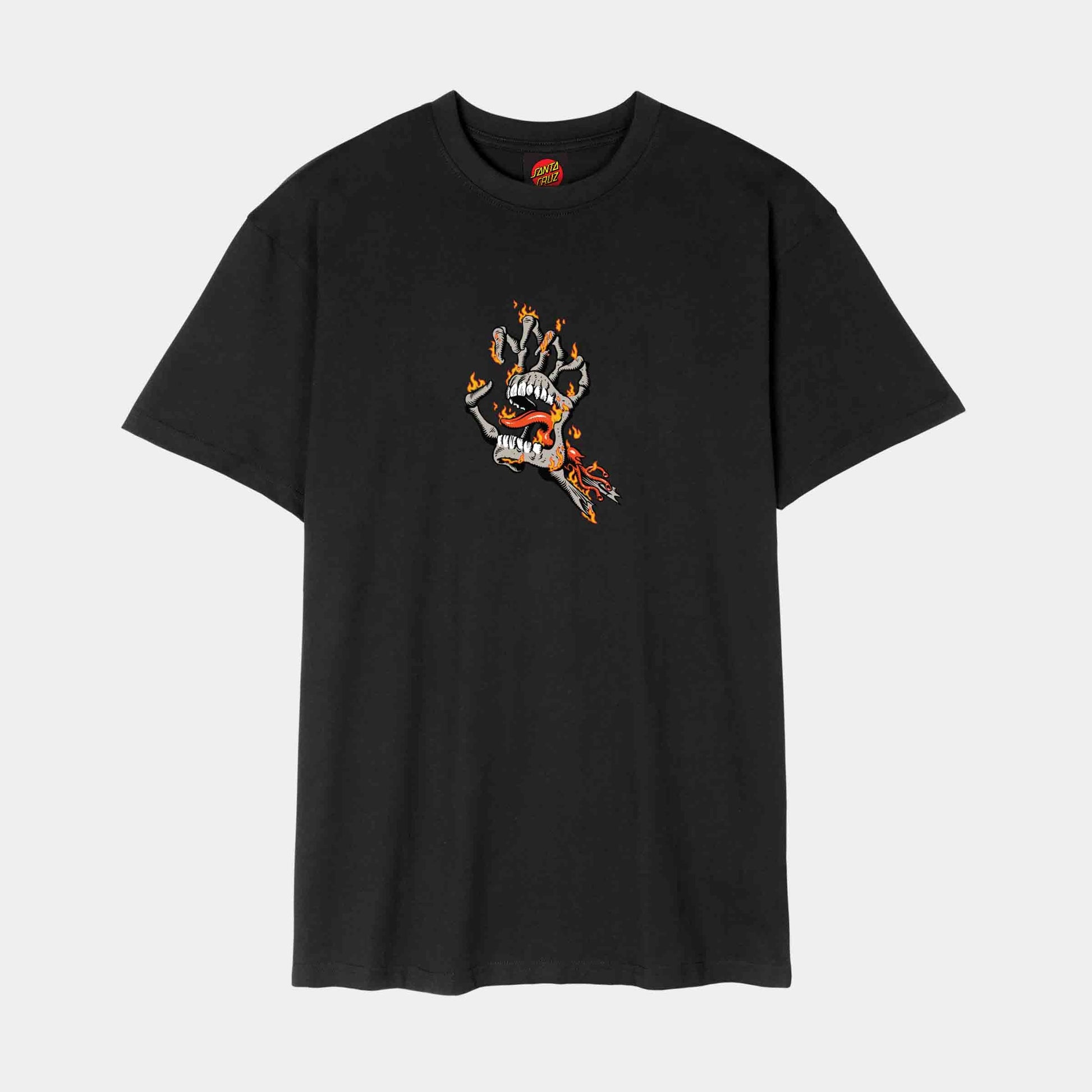 Santa Cruz Burnt Bone Hand T-Shirt Black