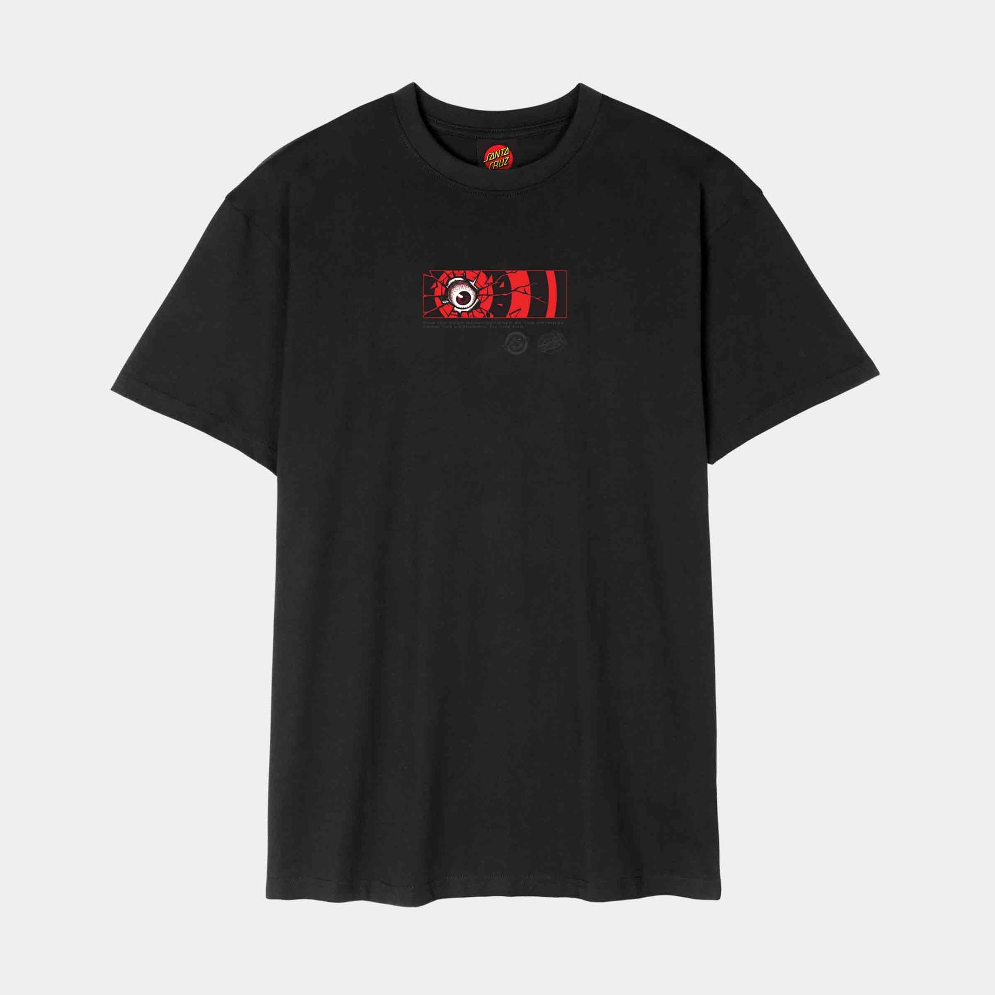 Santa Cruz Roskopp Dissect Strip T-Shirt Black