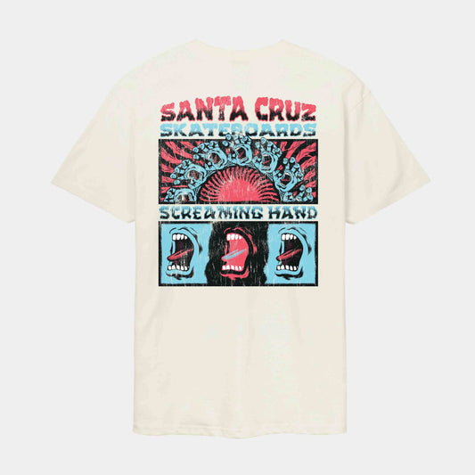 Santa Cruz VTG Screaming Connect T-Shirt Unbleached Cotton