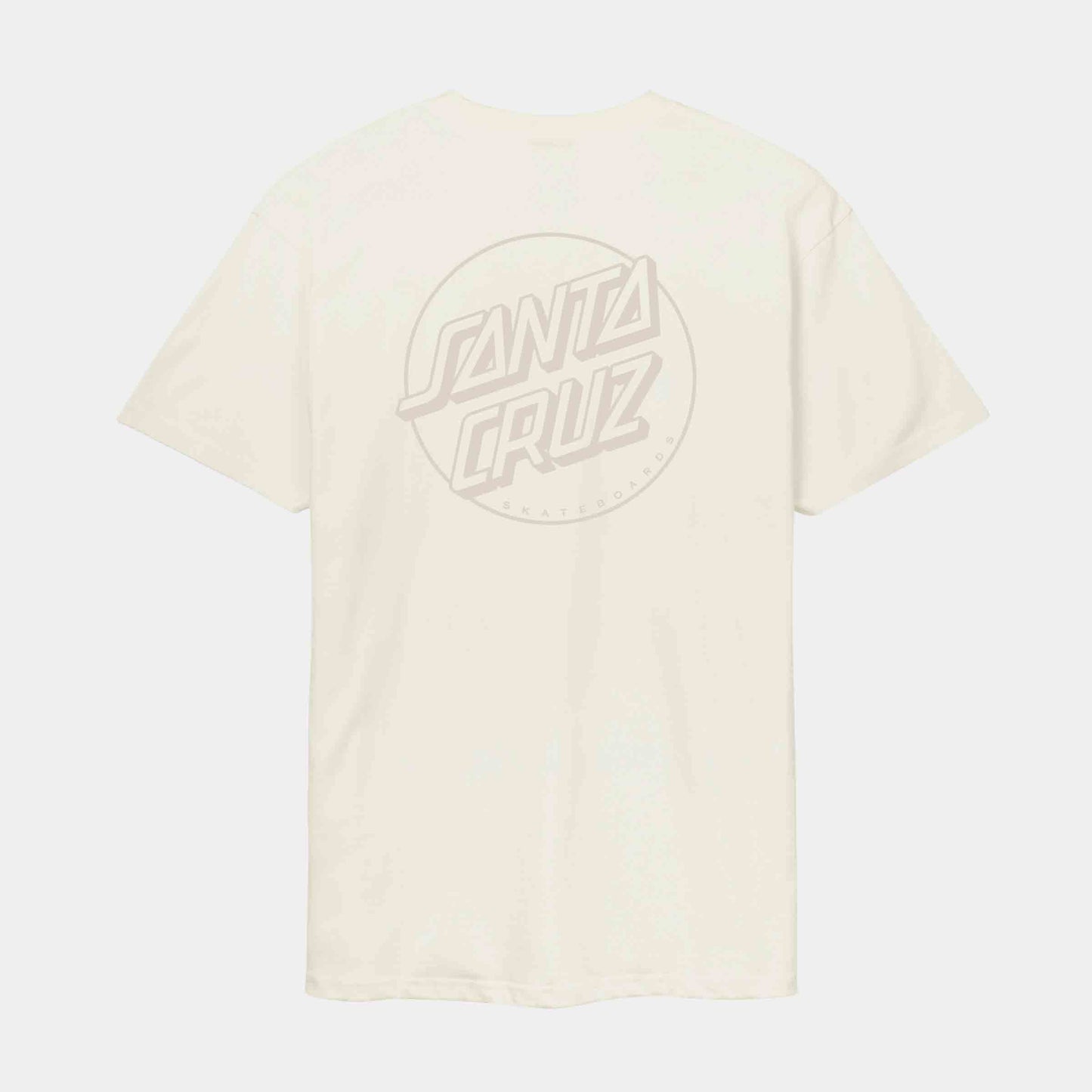 Santa Cruz Tonal Opus Dot Stripe T-Shirt Unbleached Cotton