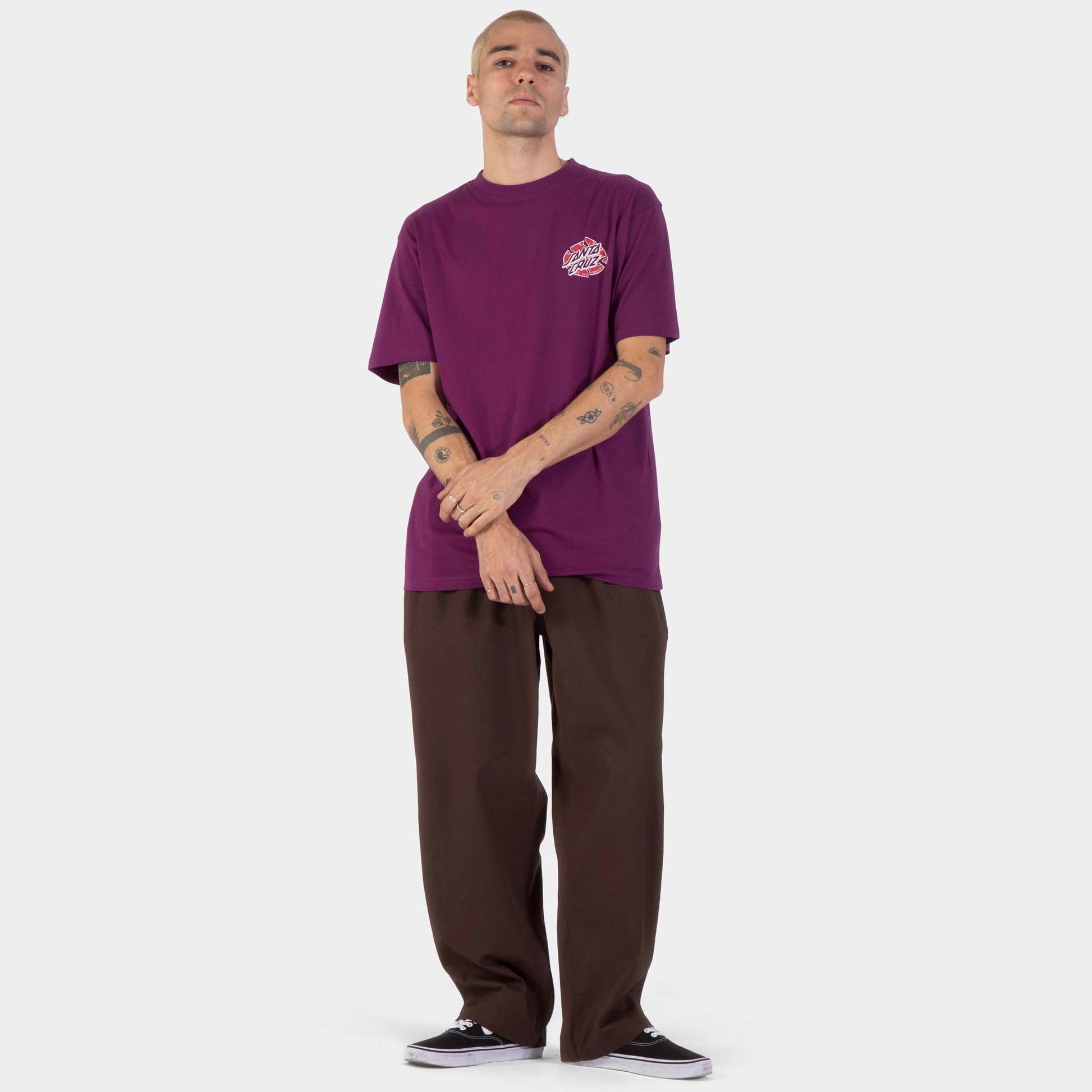 Santa Cruz | Grabke Exploding Dot T Shirt Fresh Purple