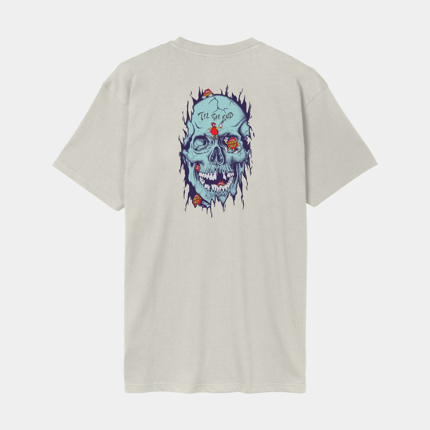 Santa Cruz | Dot Dudes T Shirt Warm Grey
