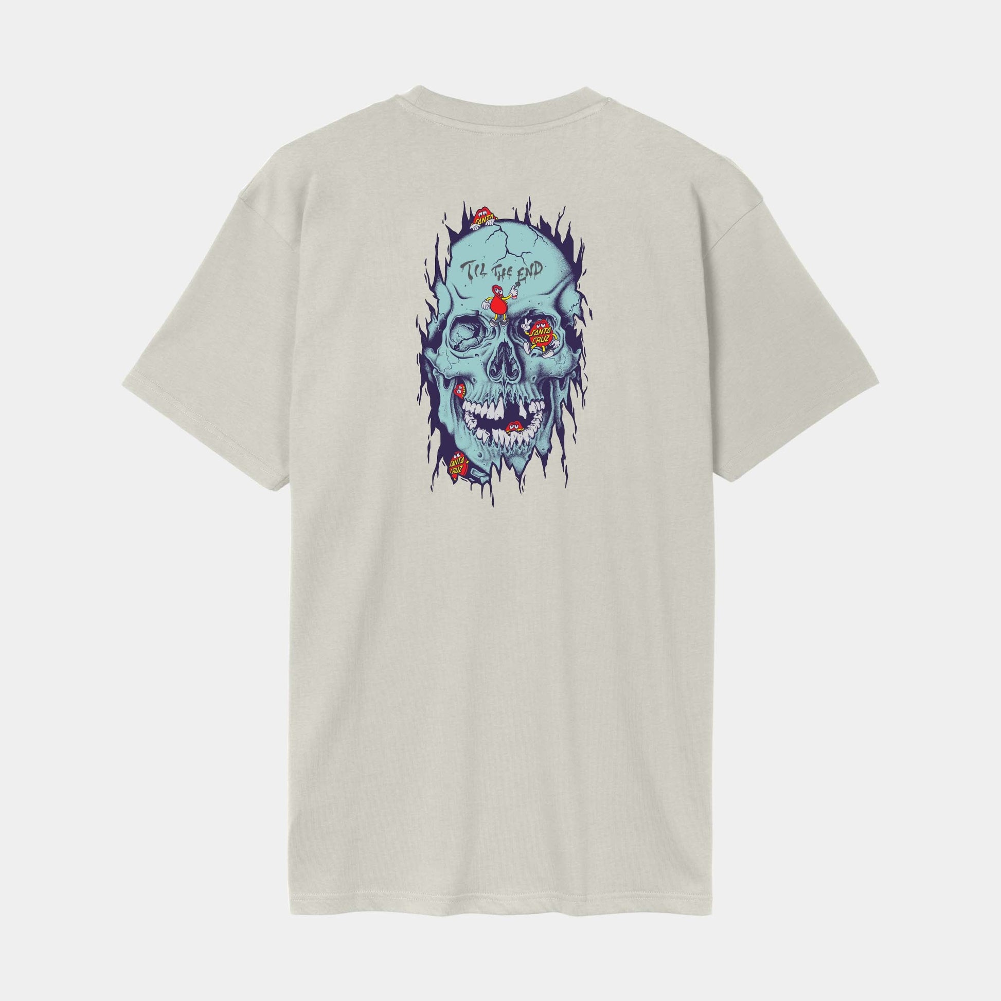 Santa Cruz | Dot Dudes T Shirt Warm Grey