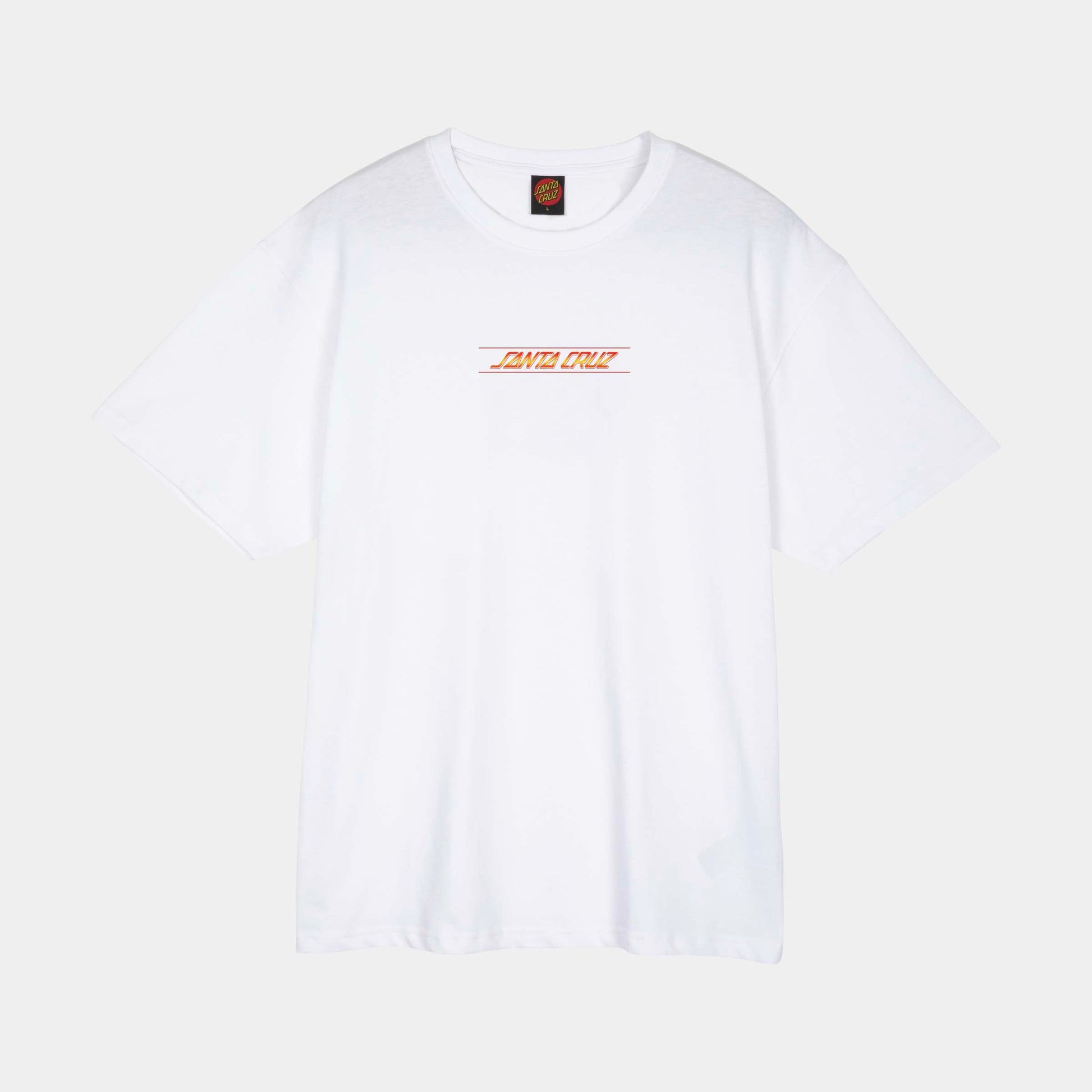 Santa Cruz | Classic Fade Strip Centre T Shirt White