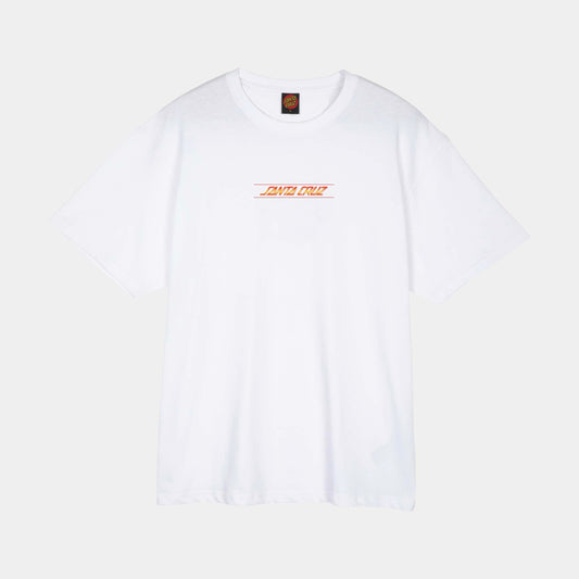 Santa Cruz | Classic Fade Strip Centre T Shirt White