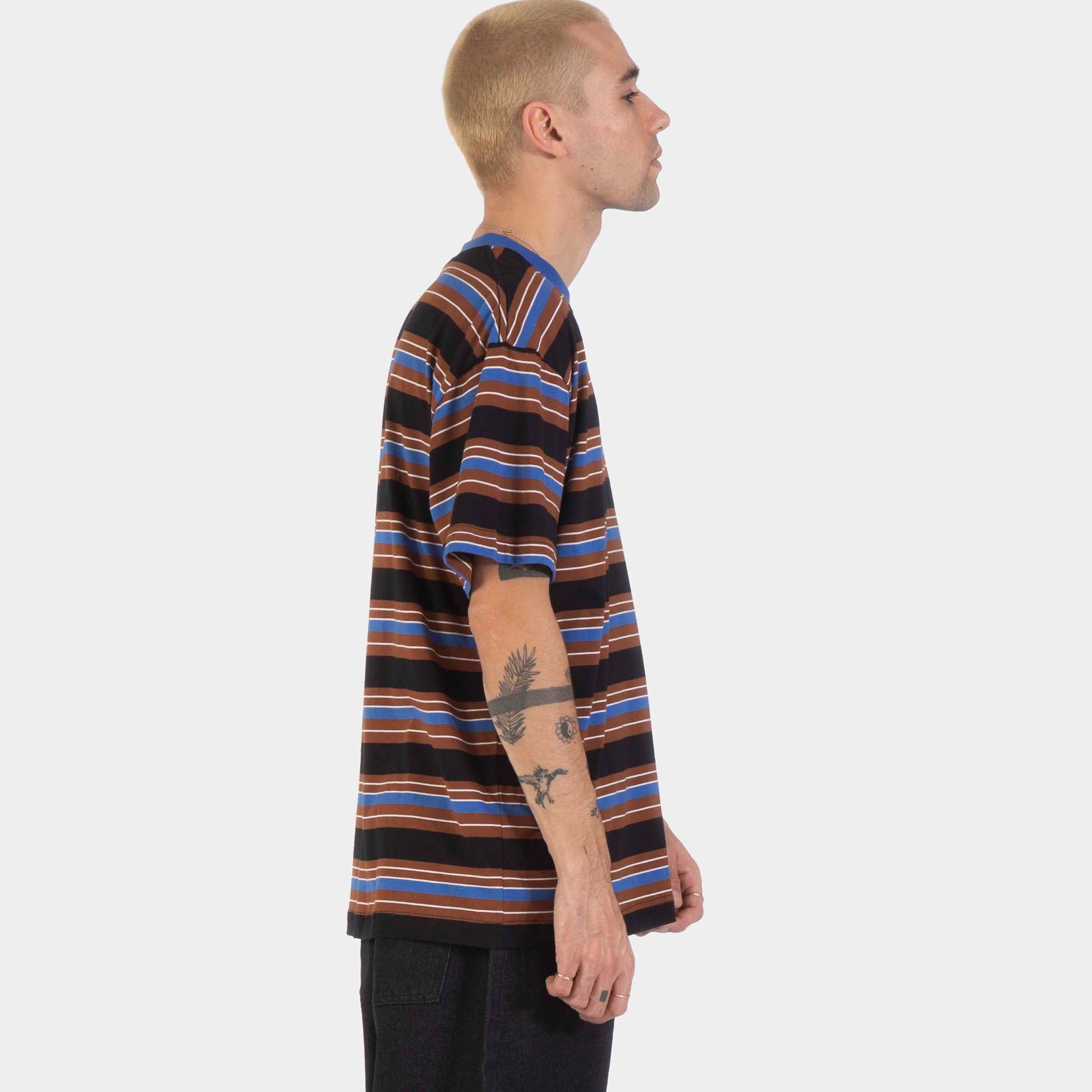 Santa Cruz | Derby T Shirt Sapphire Stripe