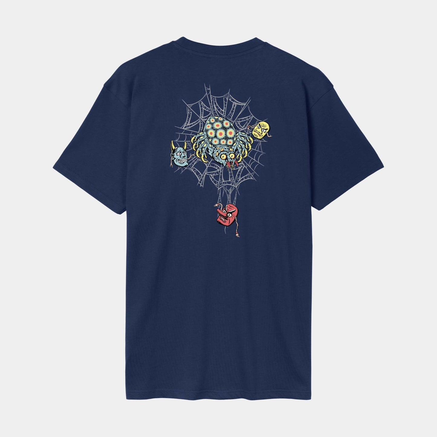 Santa Cruz | Dressen Spider T Shirt Midnight Blue