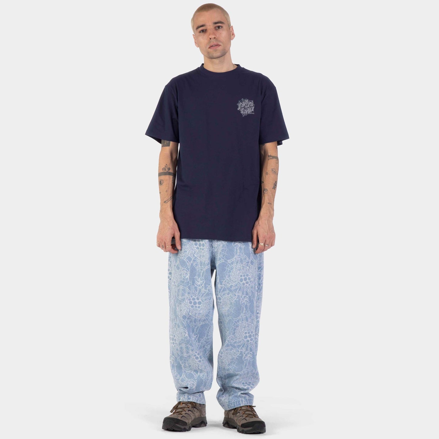 Santa Cruz | Dressen Spider T Shirt Midnight Blue