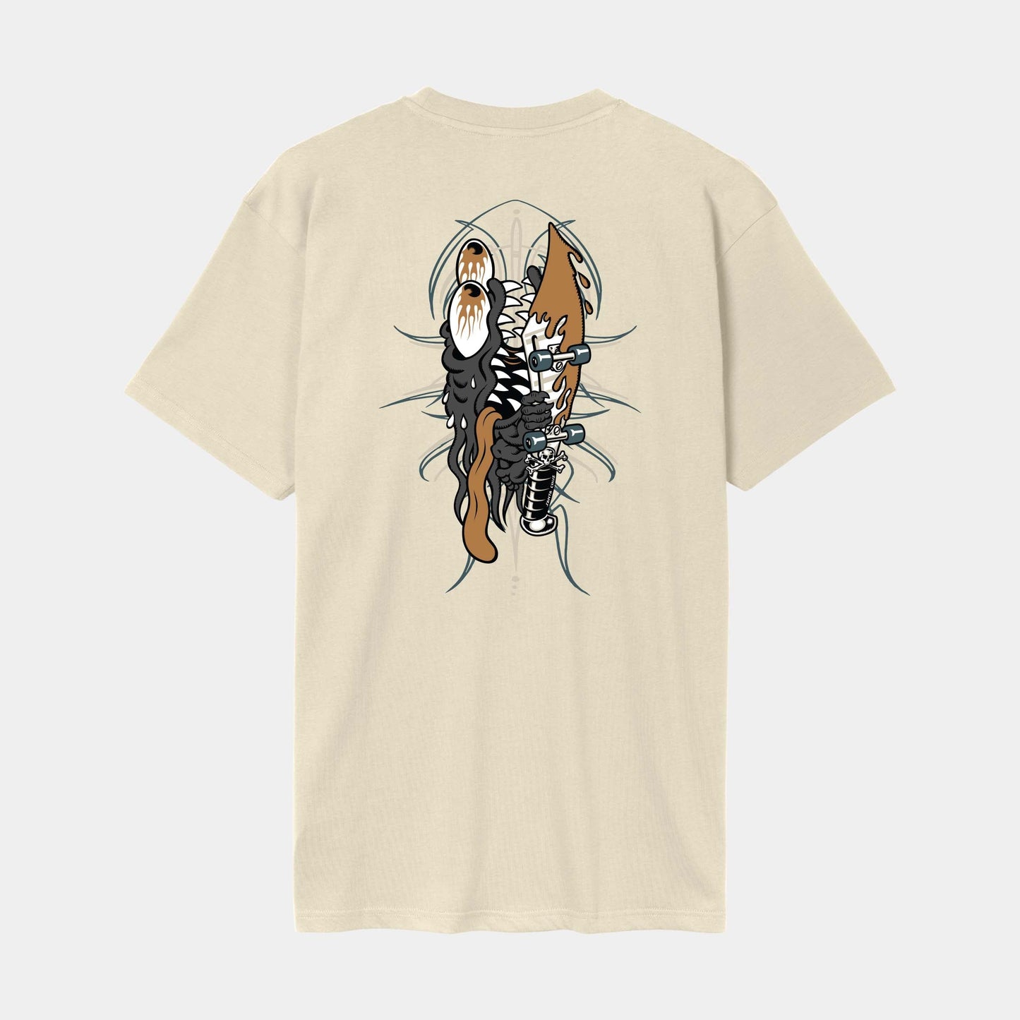 Santa Cruz | Meek Pinstripe Slasher T Shirt Wax Paper