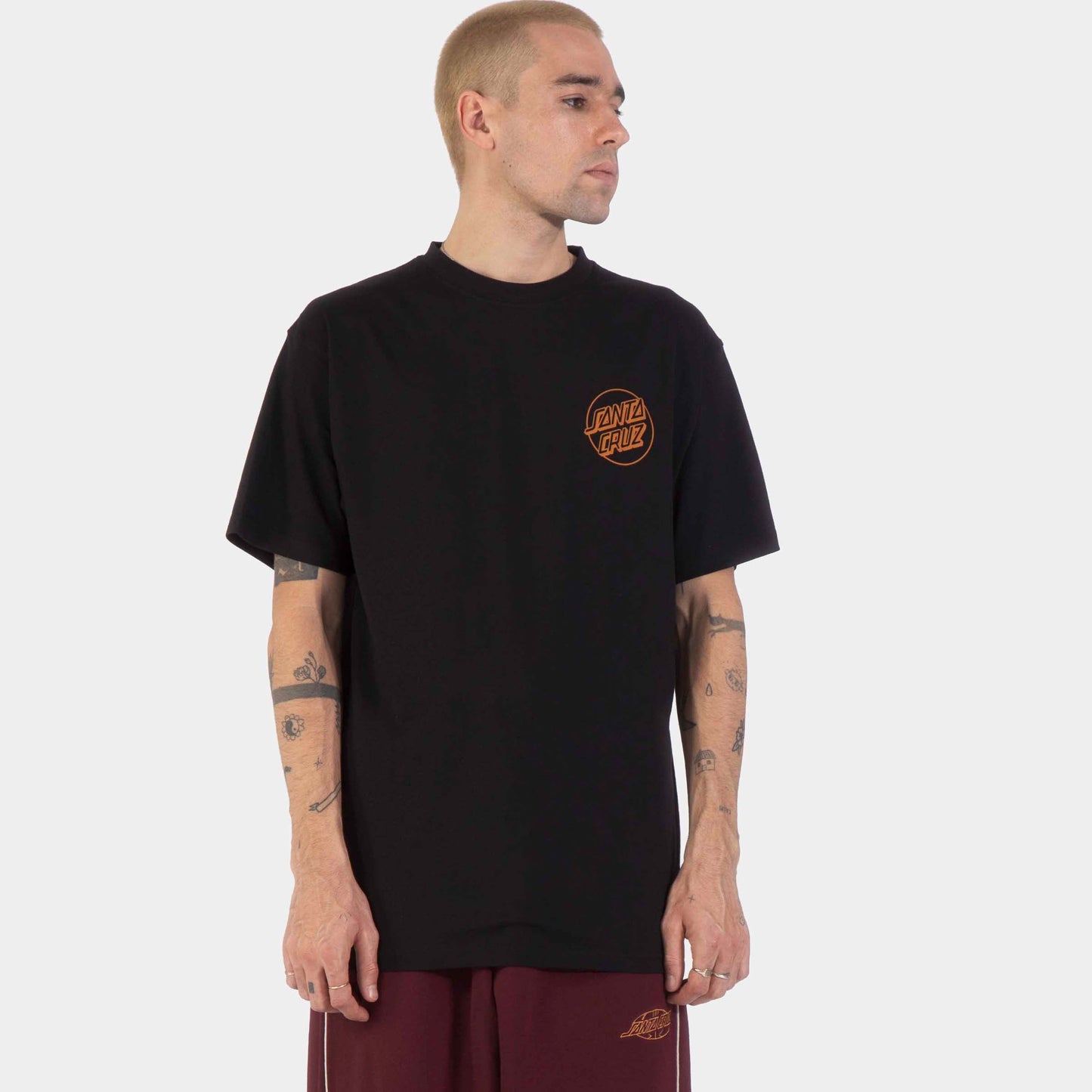 Santa Cruz | Forging Dot T Shirt Black