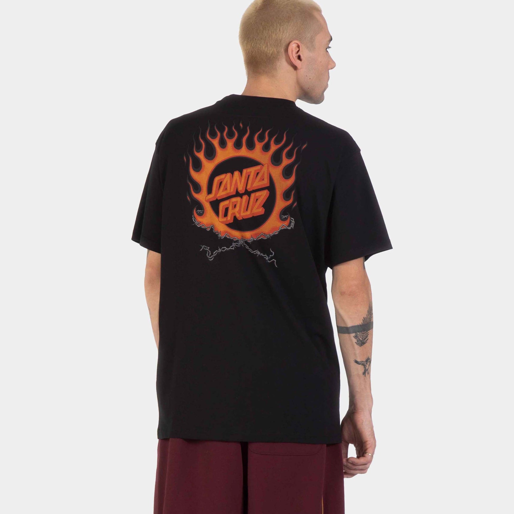 Santa Cruz | Forging Dot T Shirt Black