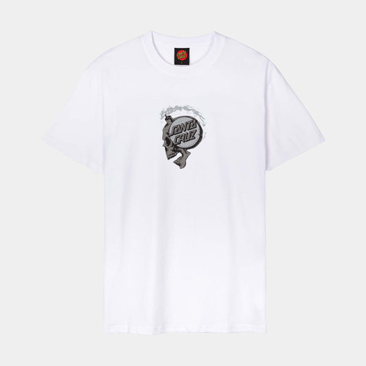 Santa Cruz | Short Fuse Front T Shirt White