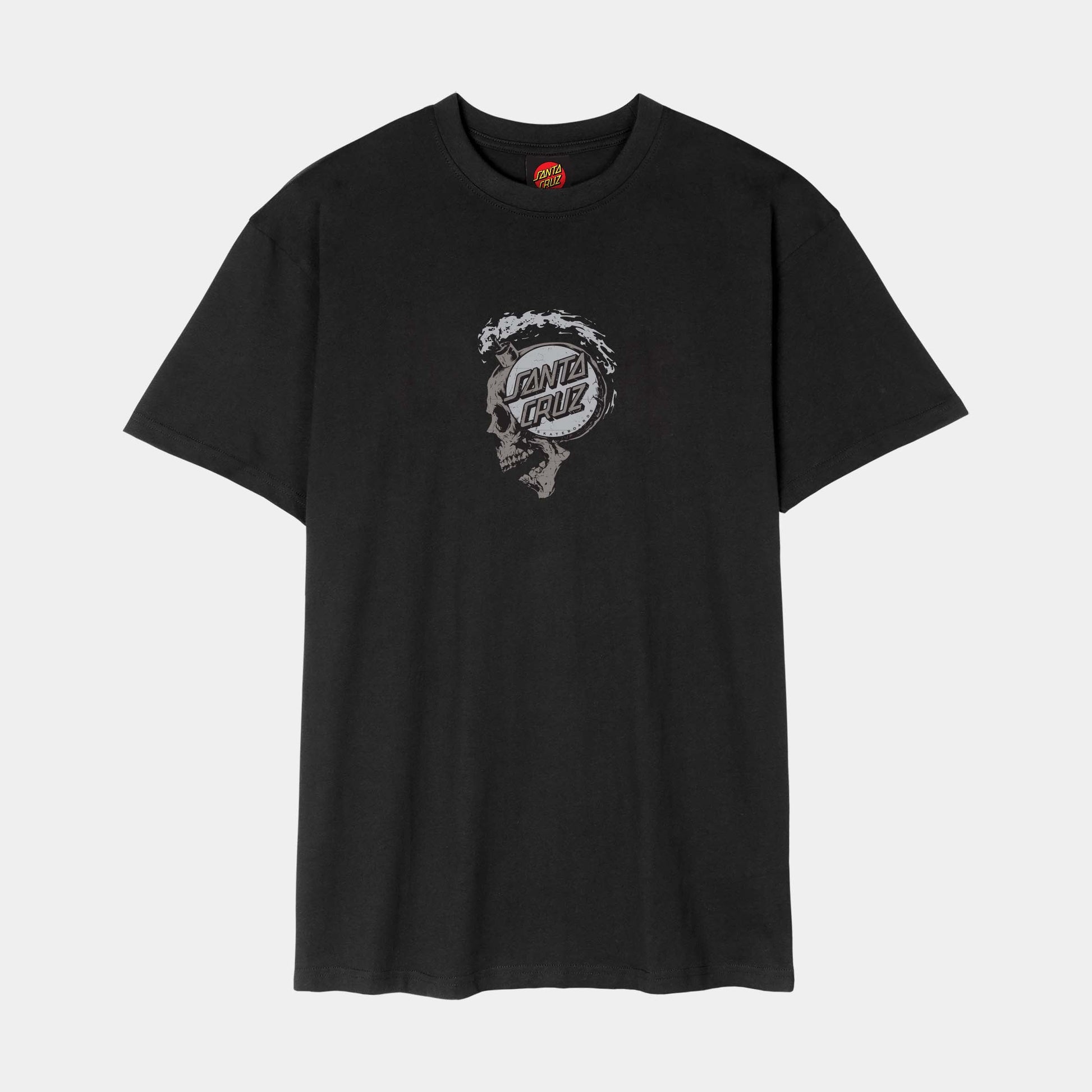 Santa Cruz | Short Fuse Front T Shirt Black