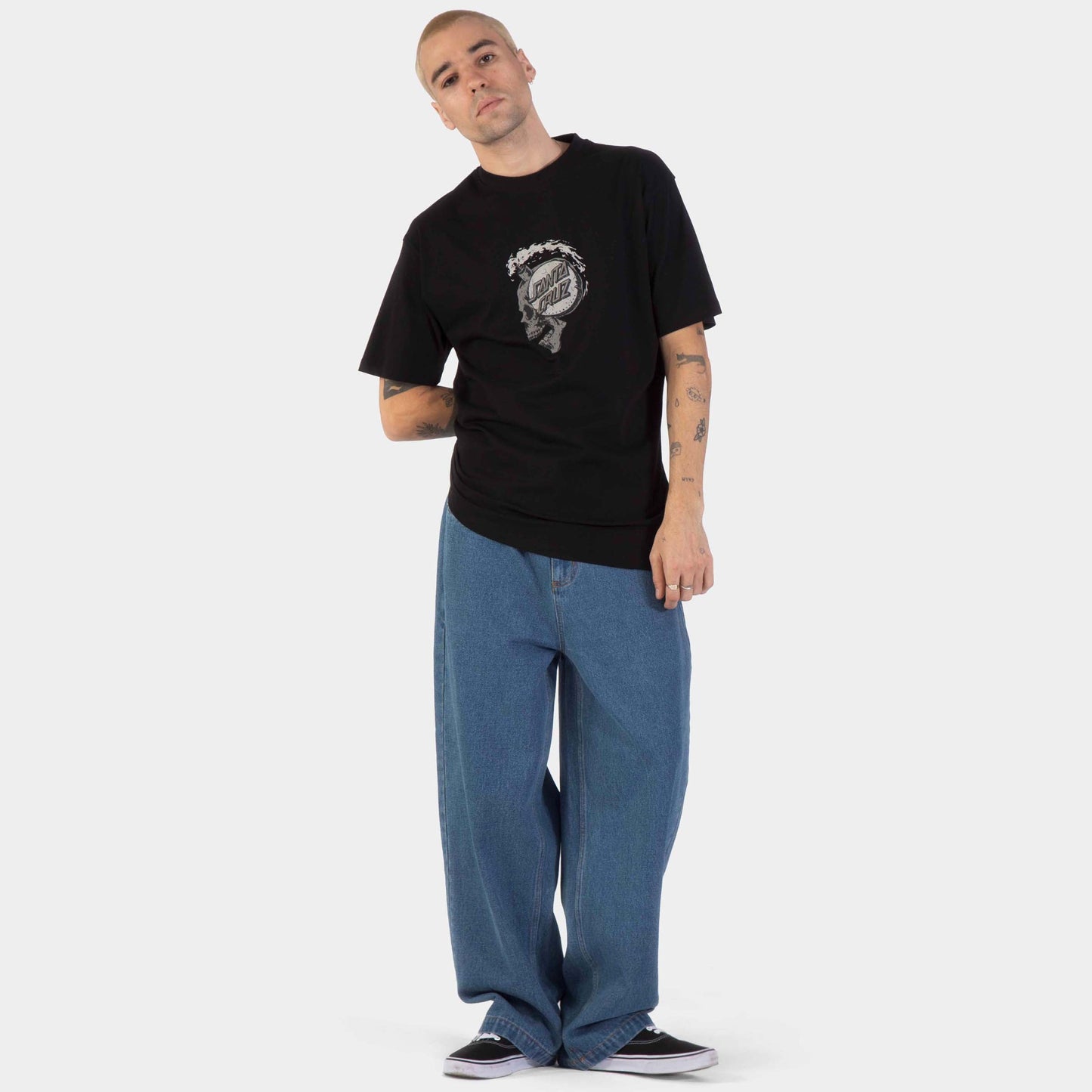 Santa Cruz | Short Fuse Front T Shirt Black