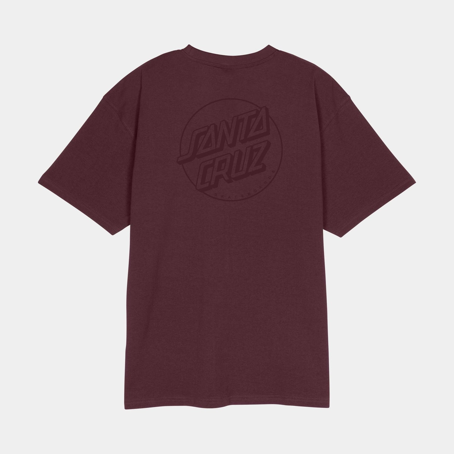 Santa Cruz | Tonal Opus Dot Stripe T Shirt Dark Plum