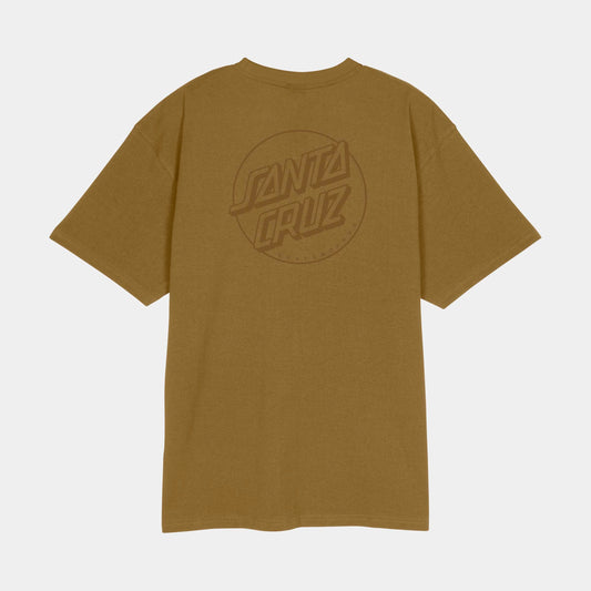 Santa Cruz | Tonal Opus Dot Stripe T Shirt Bronze