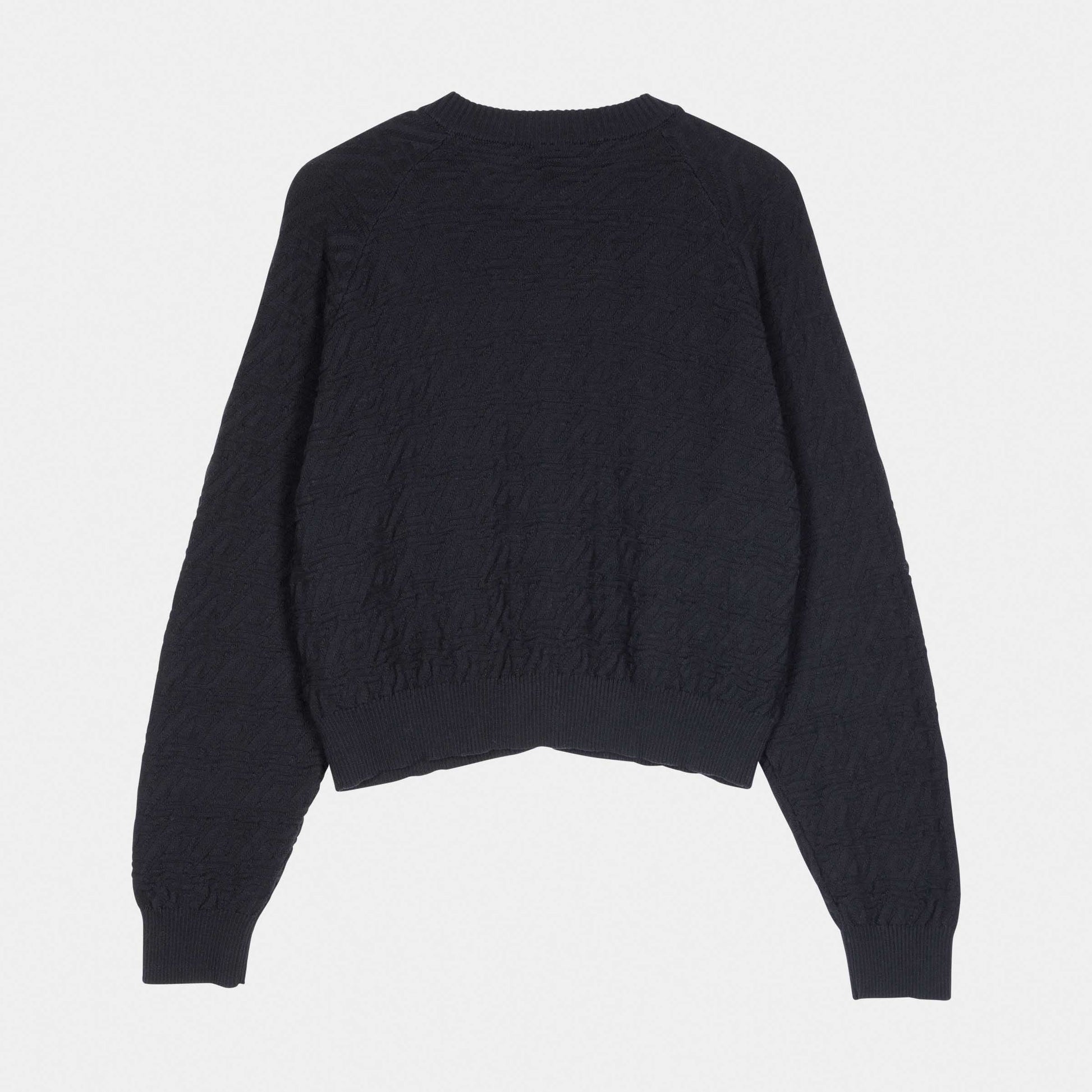 Santa Cruz Wharf Knit Cardigan Black