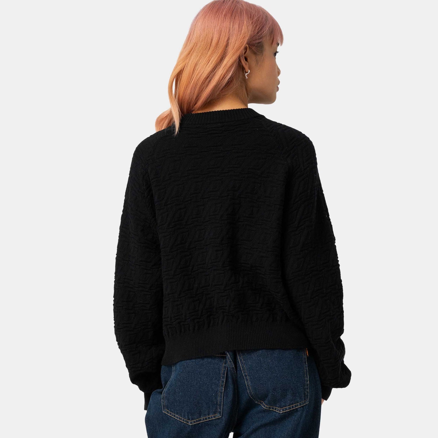 Santa Cruz Wharf Knit Cardigan Black