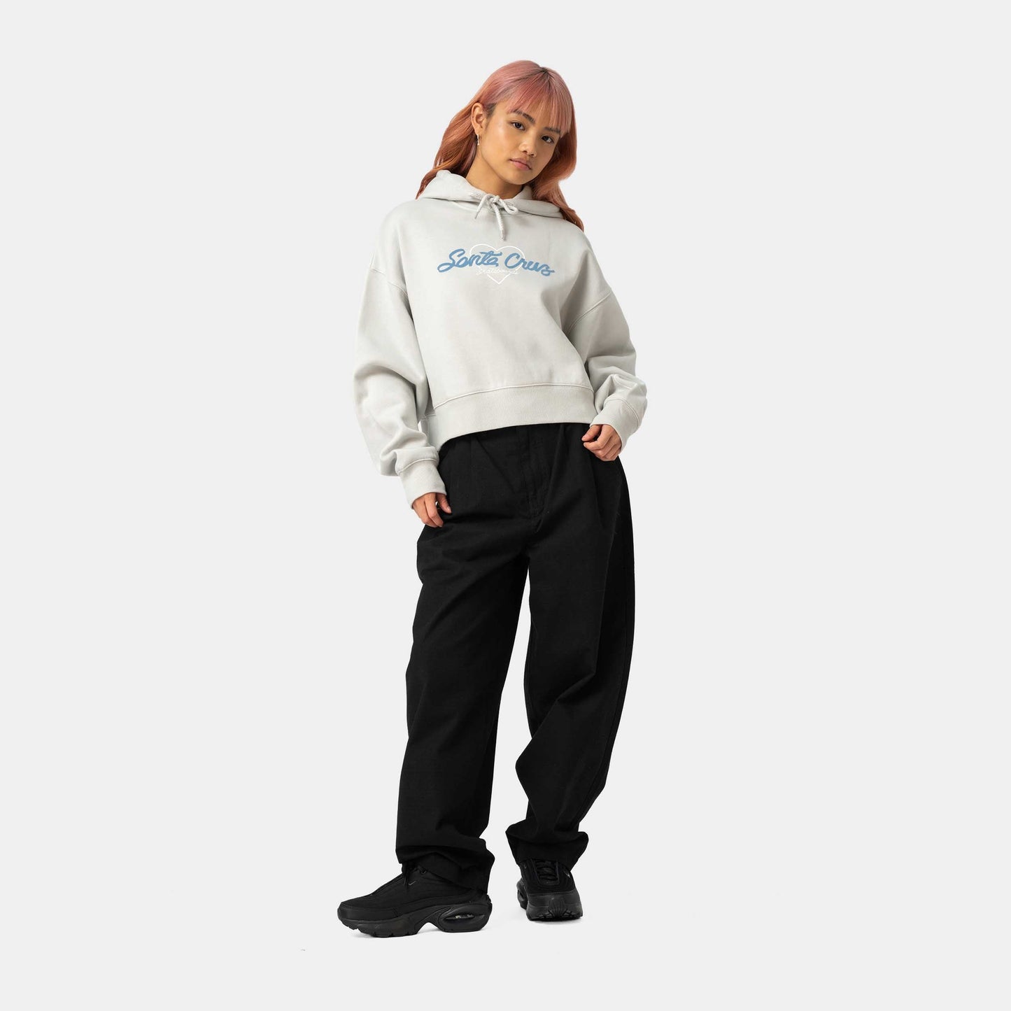 Santa Cruz Love Script Hoodie Mist