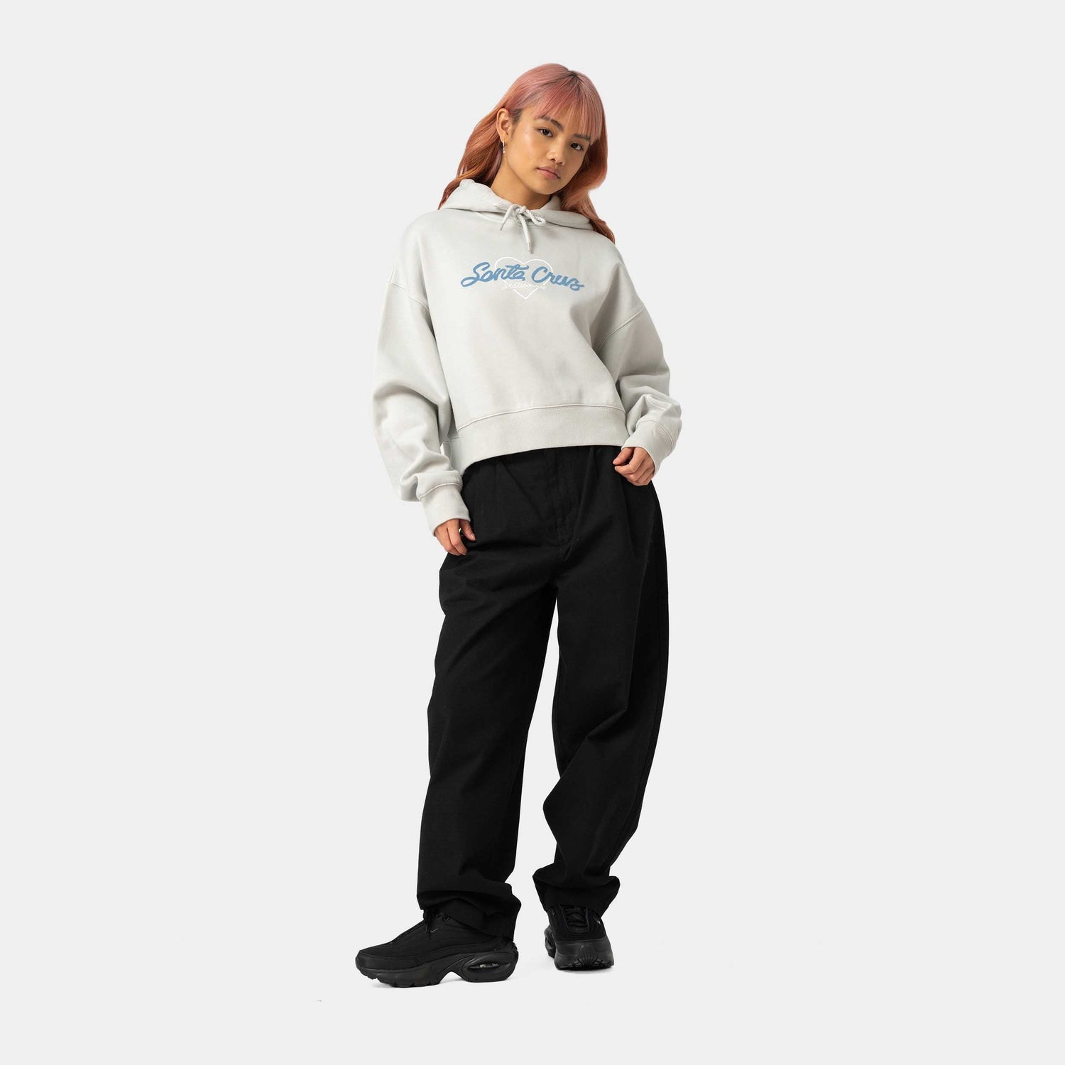 Santa Cruz Love Script Hoodie Mist