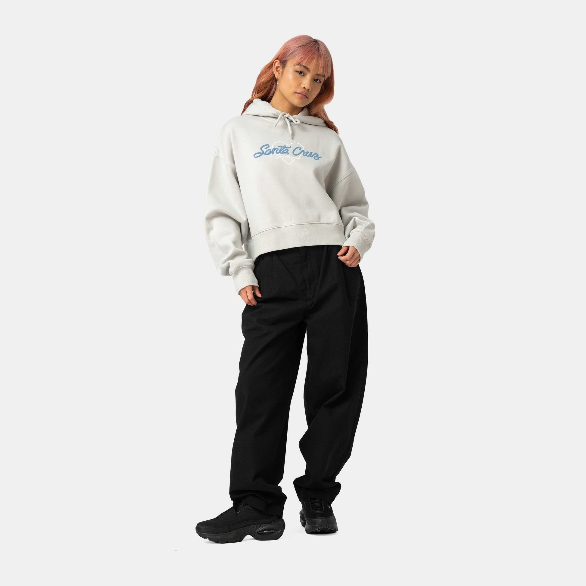 Santa Cruz Love Script Hoodie Mist