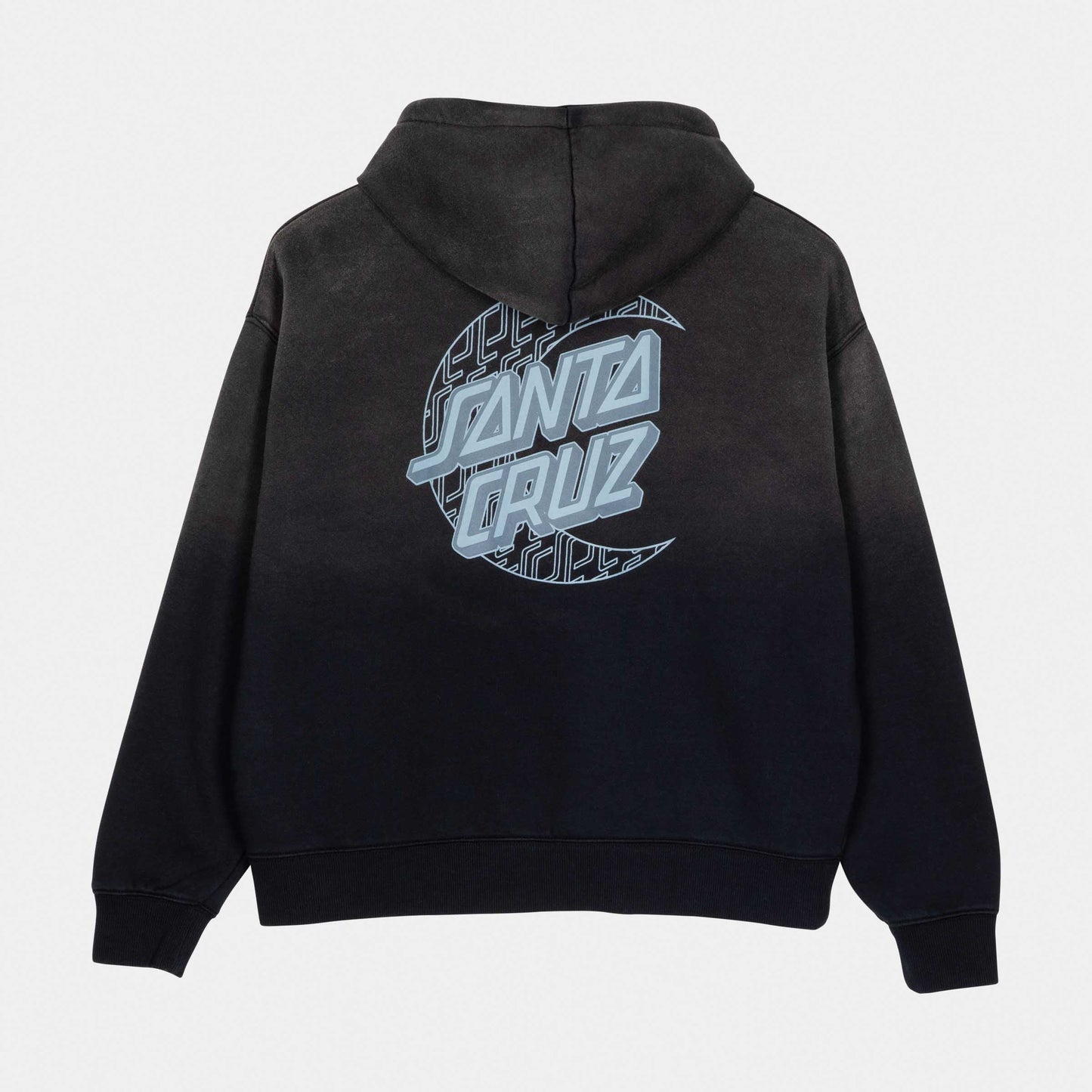 Santa Cruz Imprint Moon Dot Hoodie Black Wash