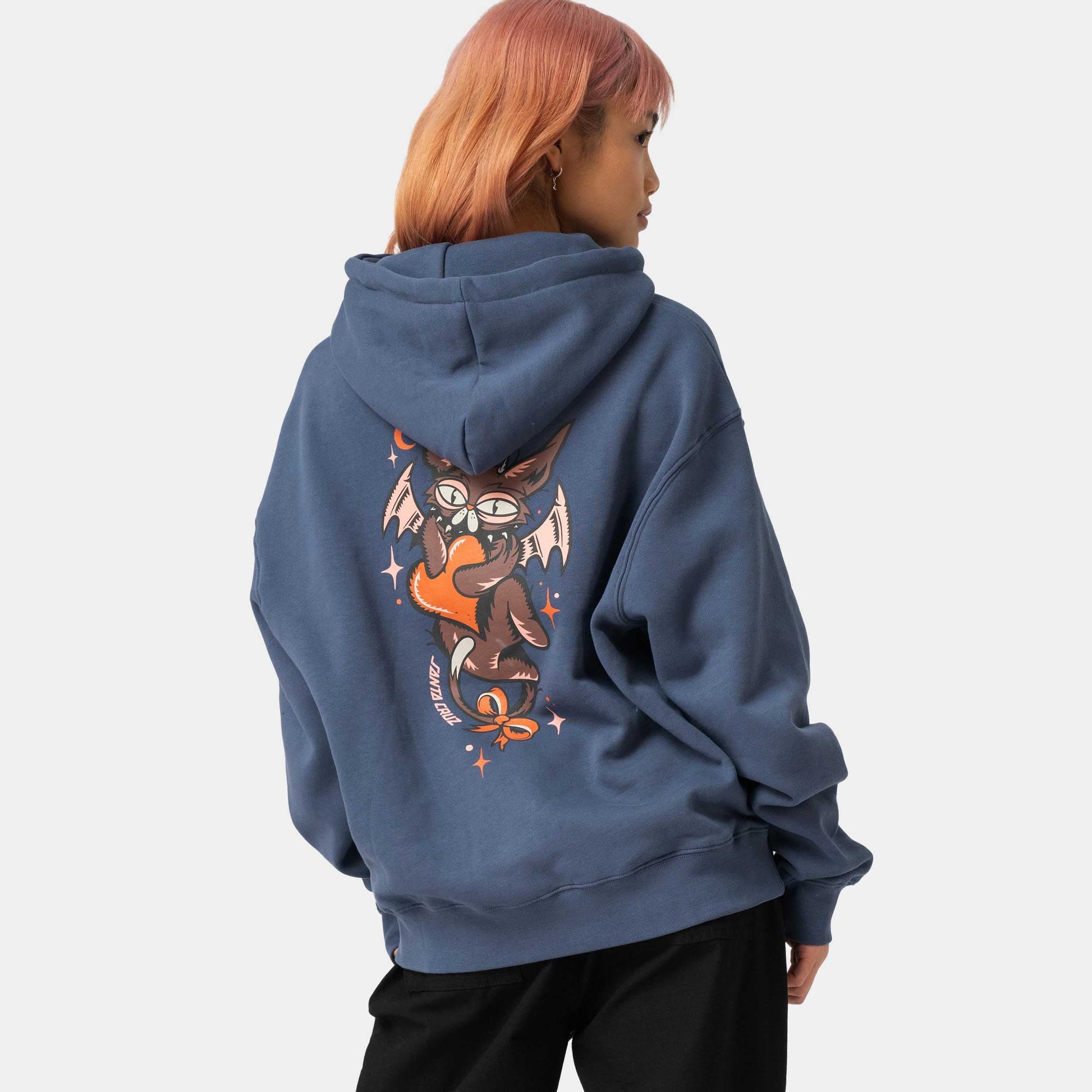 Santa Cruz Night Critter Hoodie Heritage Blue