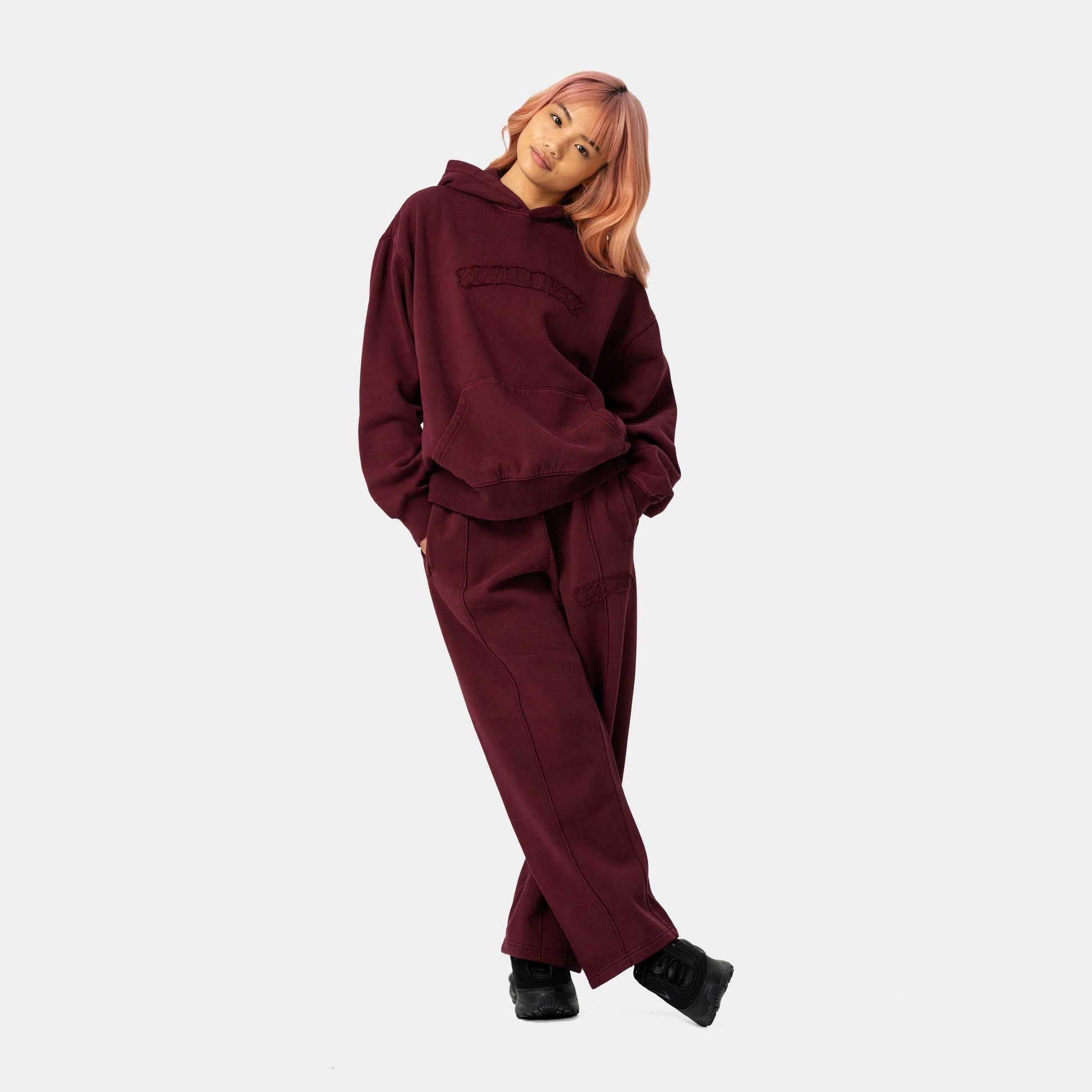 Santa Cruz SC Stitch Hoodie Dark Cherry
