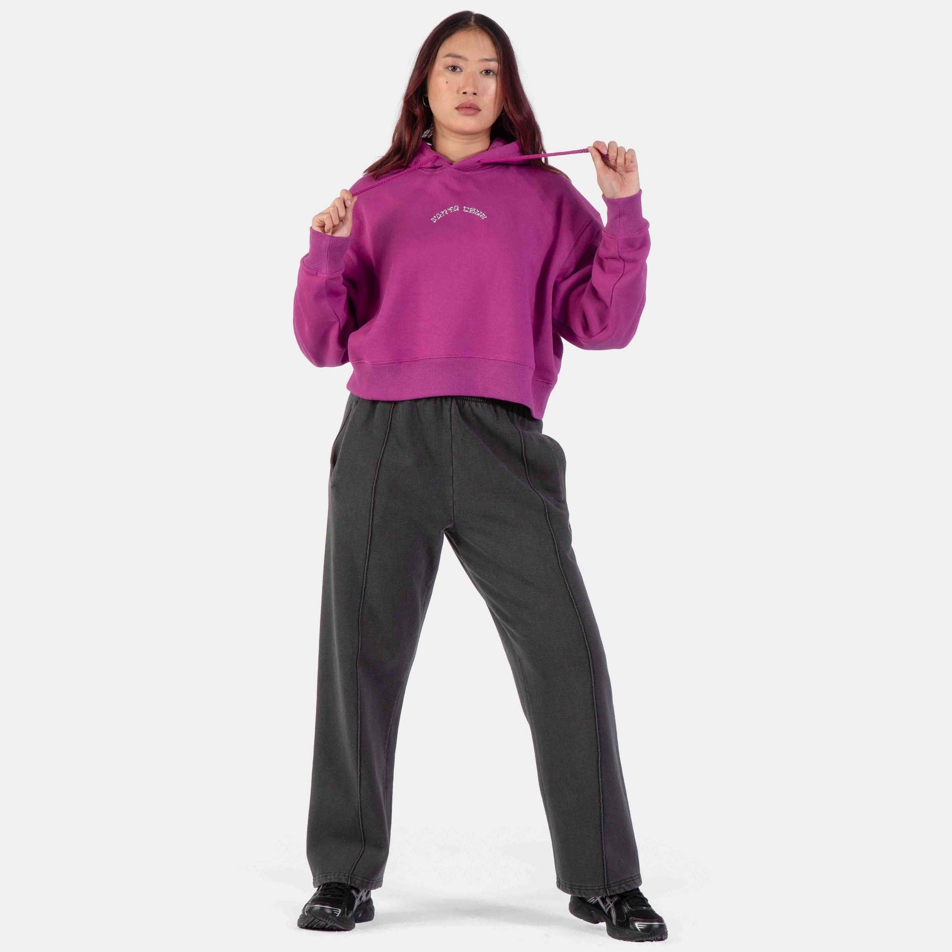 Santa Cruz | Chrome Flower Stack Hoodie Berry