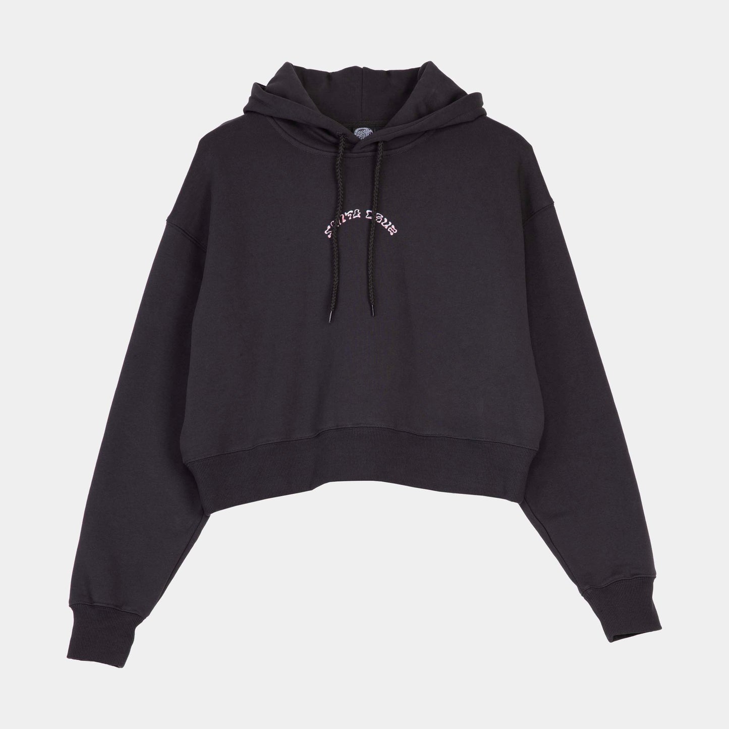 Santa Cruz | Chrome Flower Stack Hoodie Black Wash
