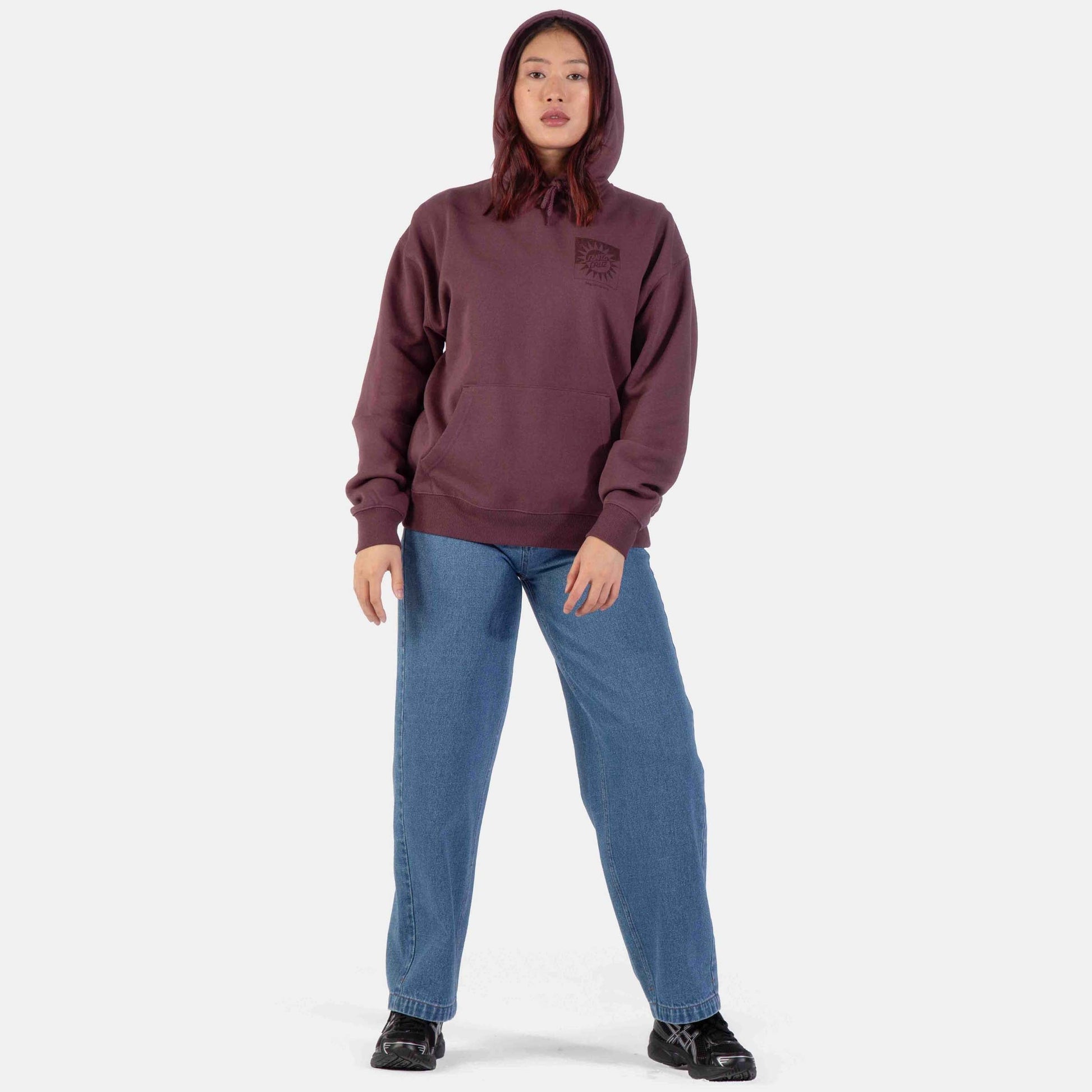 Santa Cruz | Sun Up Dot Hoodie Cocoa Powder
